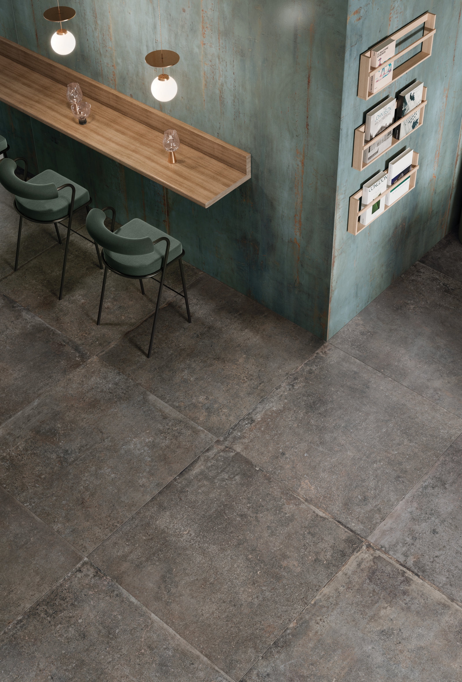 Bodenfliese Flaviker RE_TOUR mud 90x90