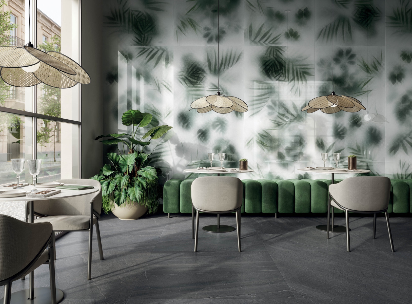 Bodenfliese Flaviker ROCKIN lava 120x120