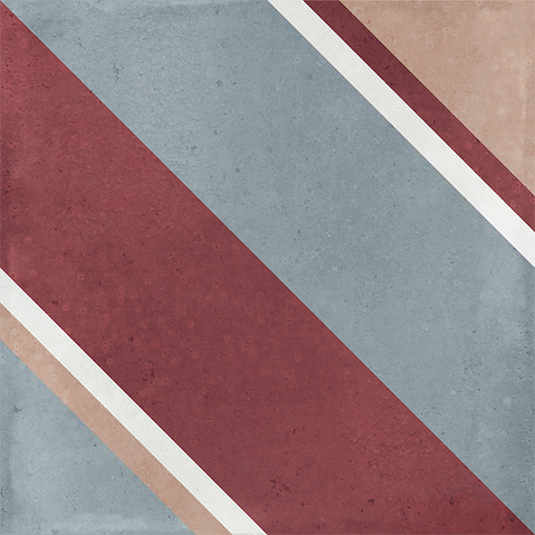 Wandfliese La Fabbrica SMALL Diagonal light blue 10x10