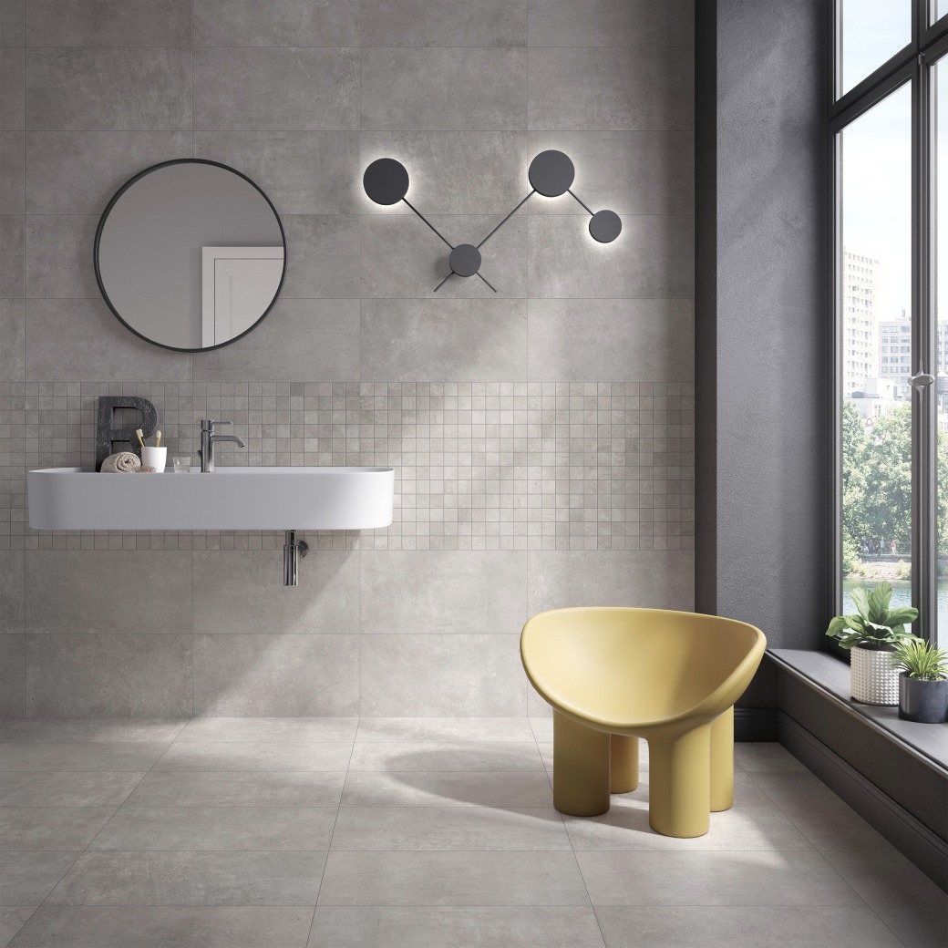 Bodenfliese Sintesi AMBIENTI greige 30x60