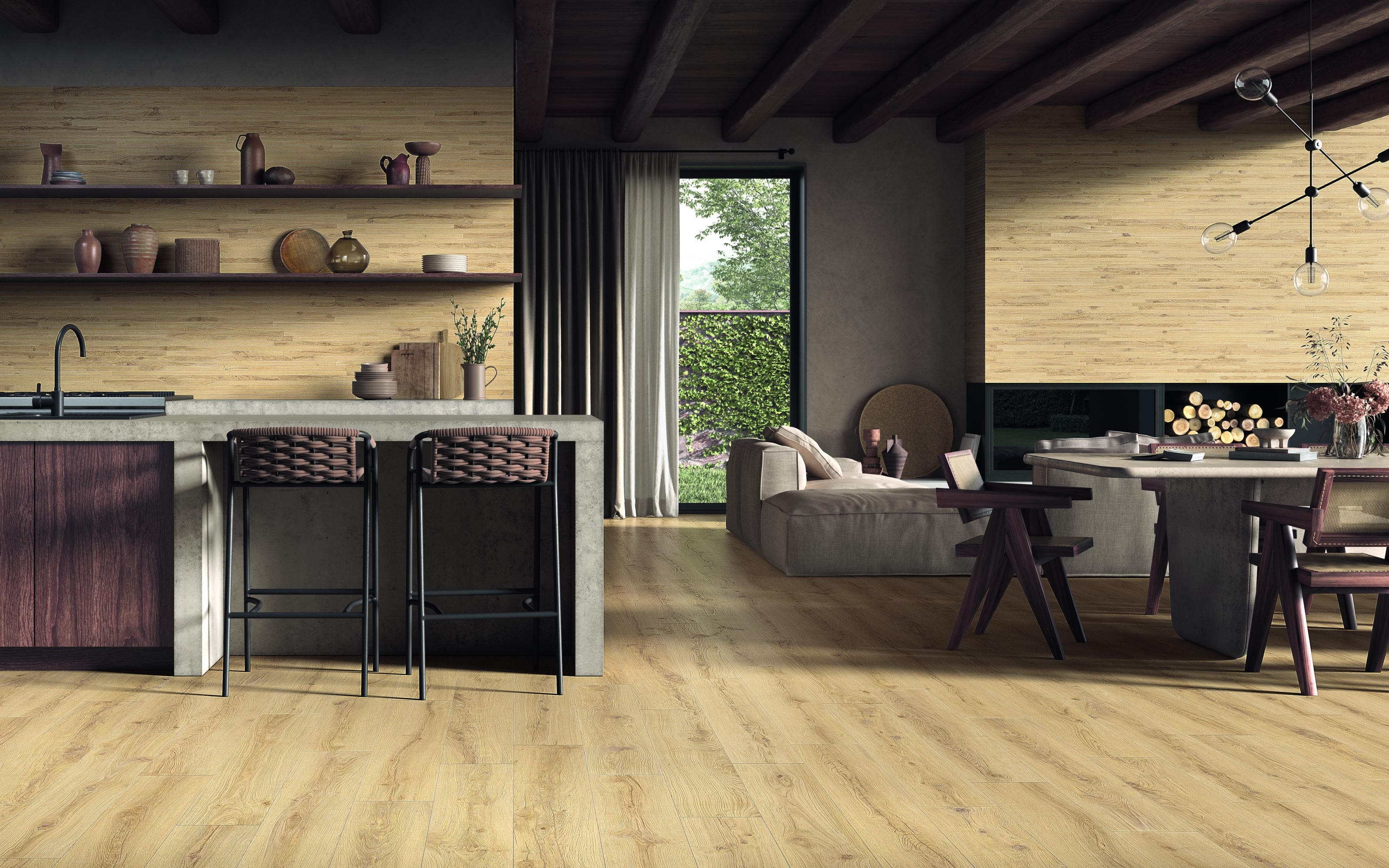 Bodenfliese Castelvetro ALPI larice 30x120