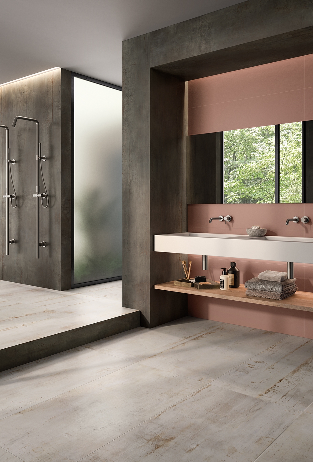 Wandfliese Flaviker REBEL lead 120x280