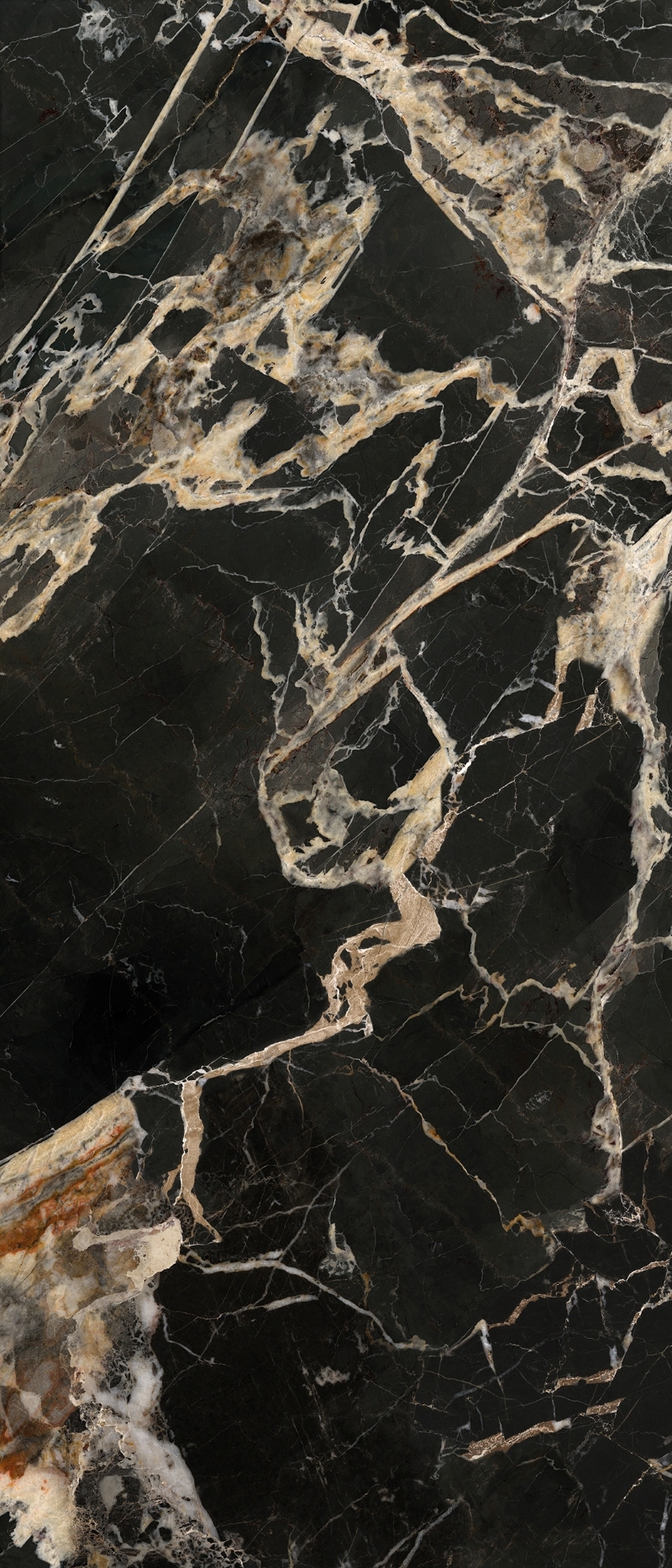 Wandfliese La Fabbrica BLACK GOLD 120 x 280