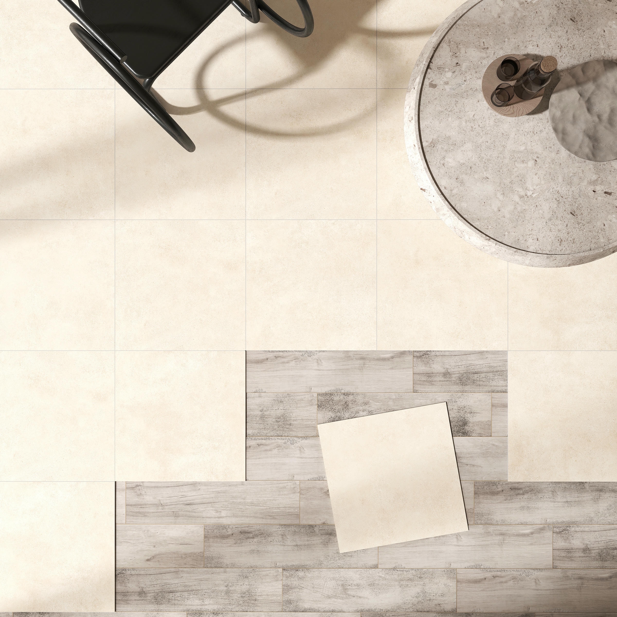 Bodenfliese Sintesi MADISON ivory 60x60