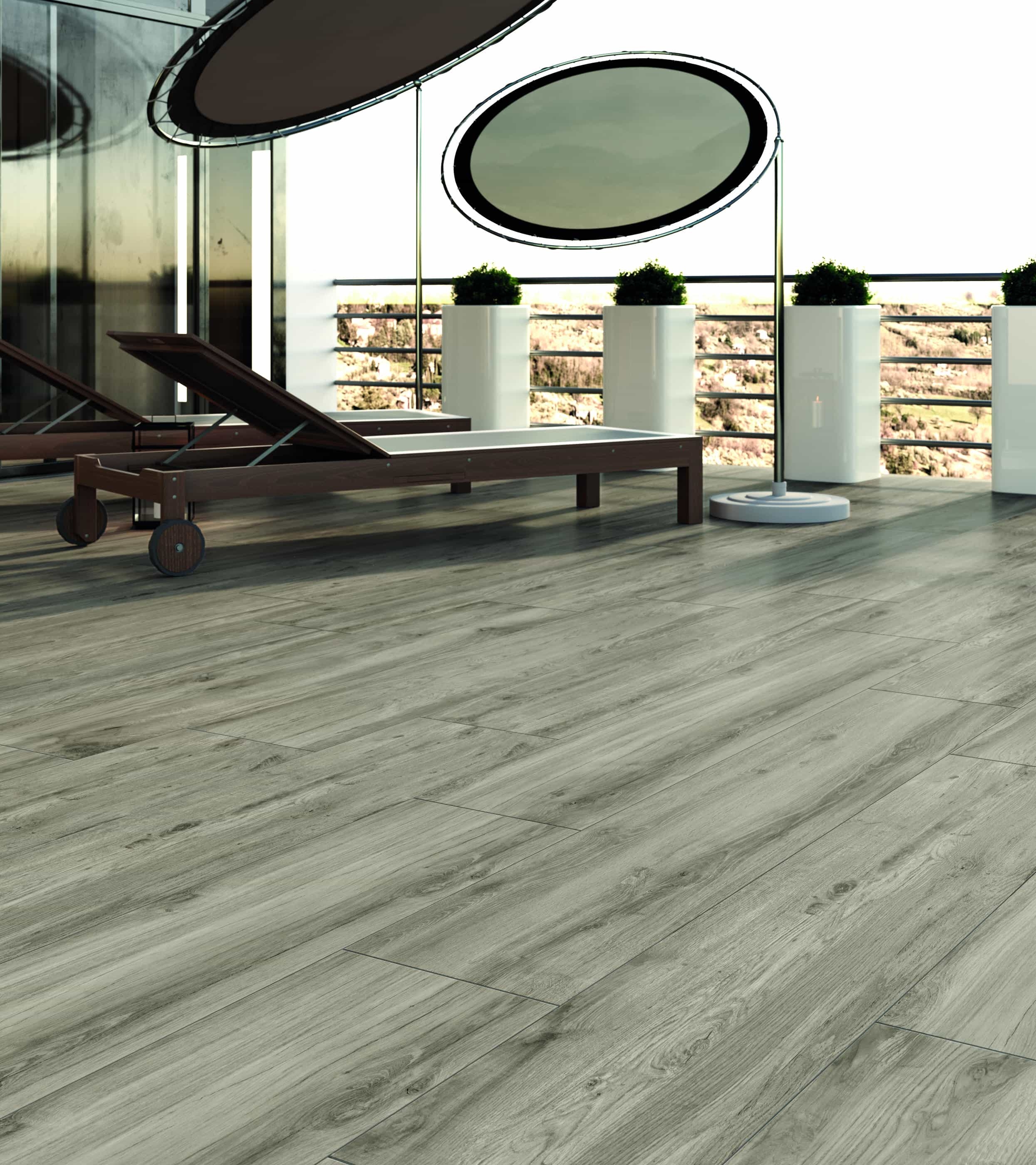 Bodenfliese Castelvetro RUSTIC grey 20x120