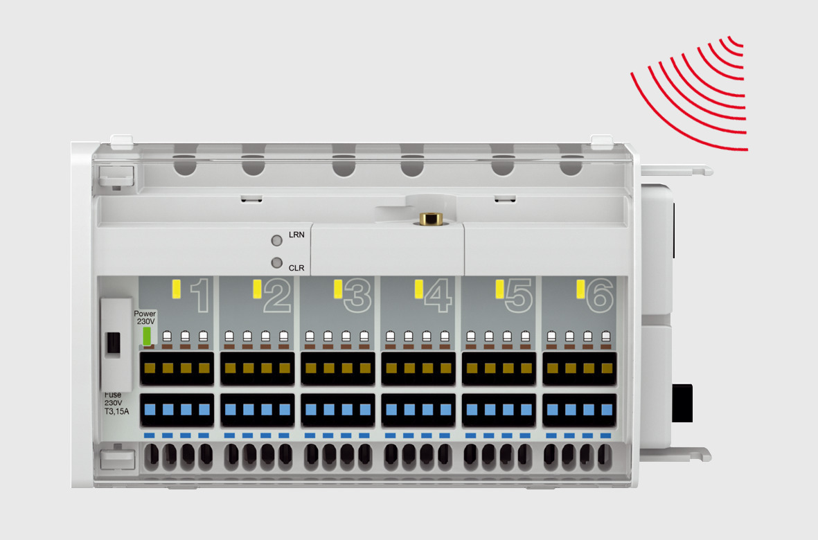 BEKOTEC-THERM-AR6WL Raumsensor Anschluss-Modul (W)