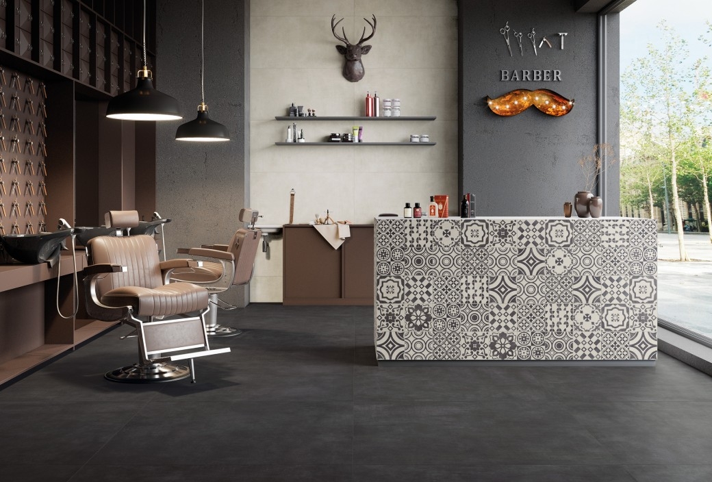 Bodenfliese Sintesi FLOW black 60x120