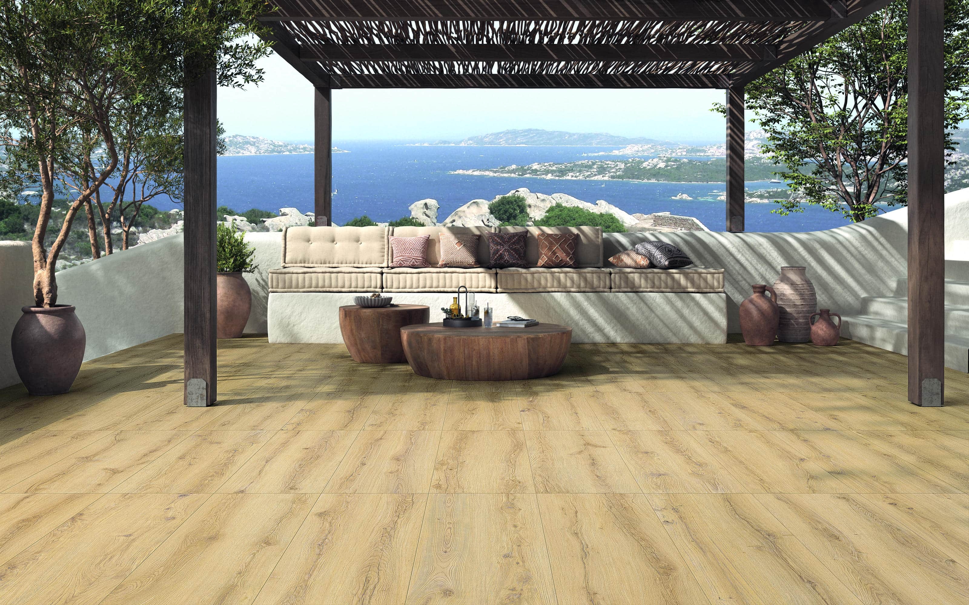 Outdoor-Fliese Castelvetro ALPI larice 40x120