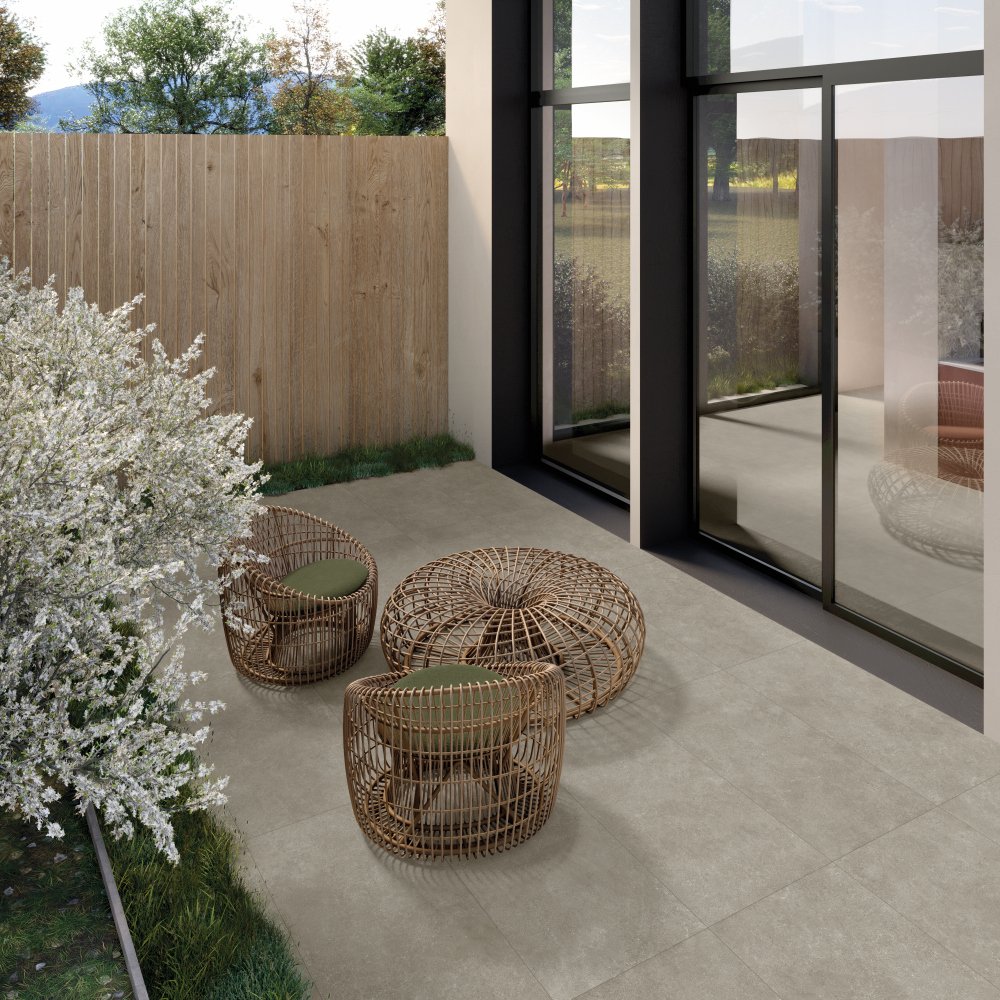 Outdoor-Fliese Kersano BLOK grey 60x120