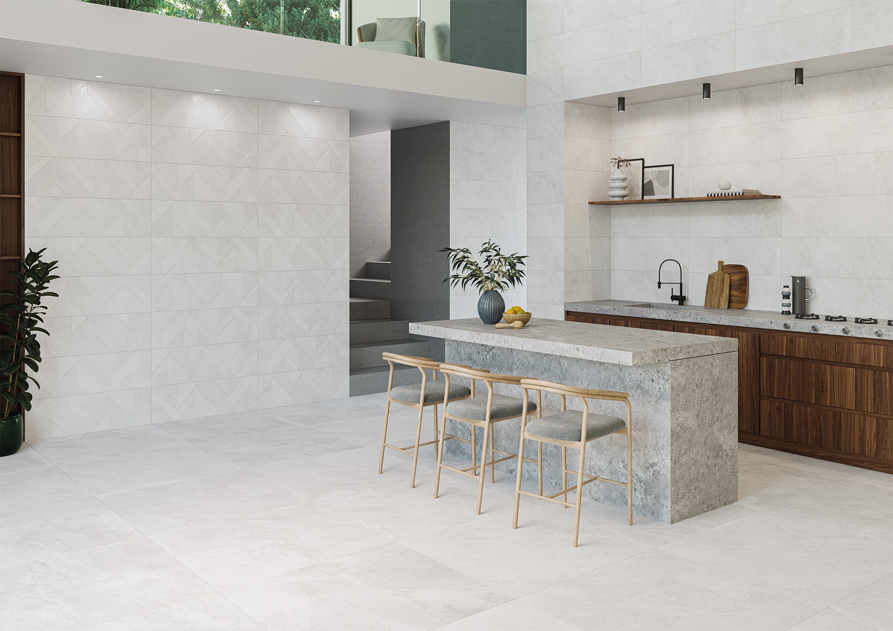 Bodenfliese BellaVita LUNE ice 90x90