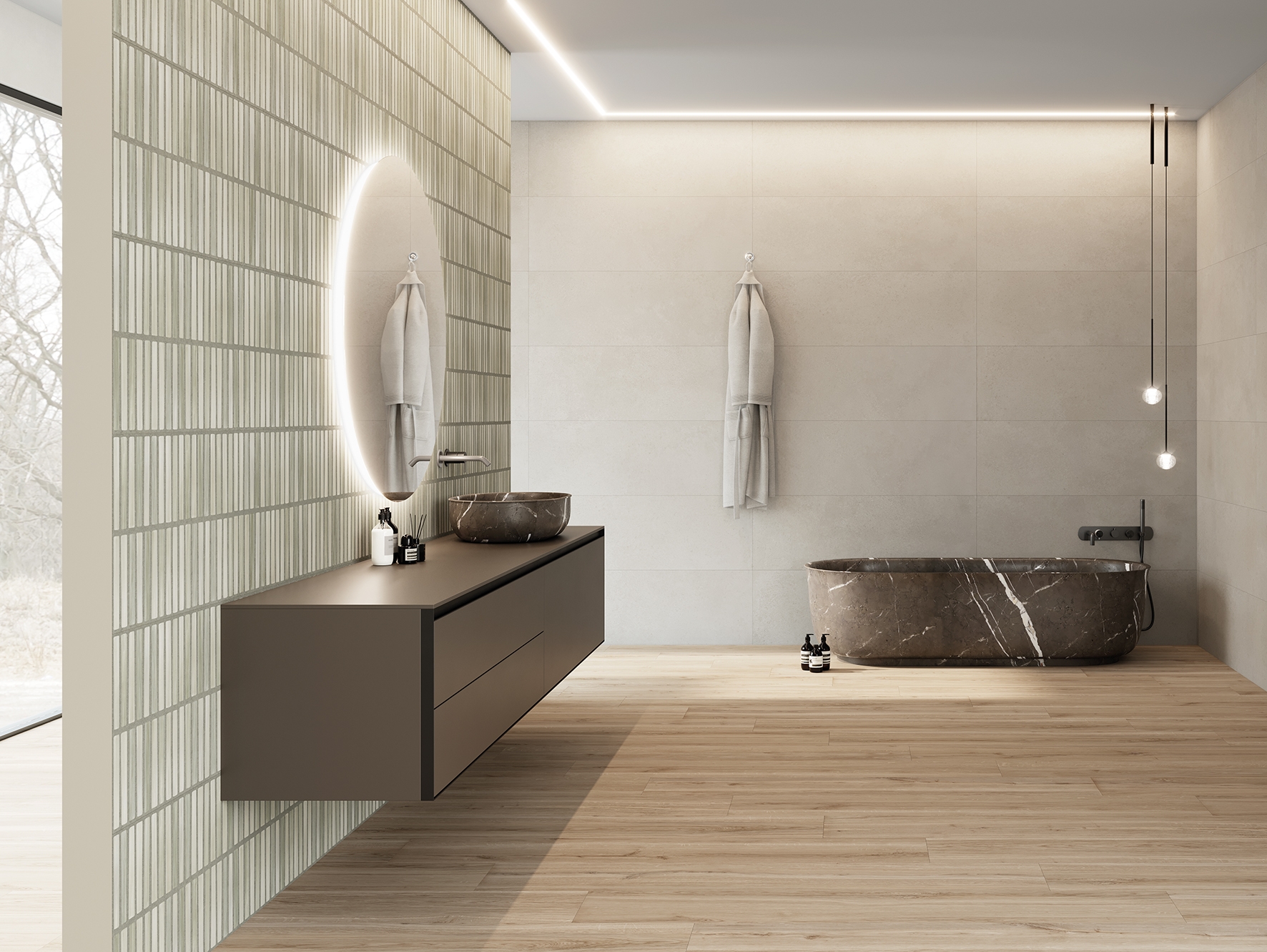 Wandfliese BellaVita MATERIA beige 40x120