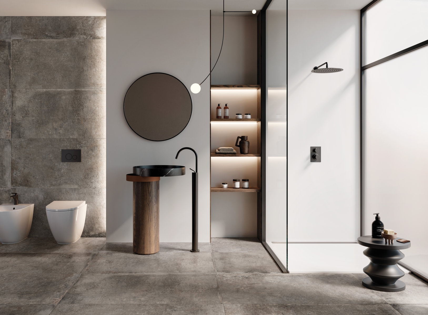 Bodenfliese Flaviker RE_TOUR fog 60x120