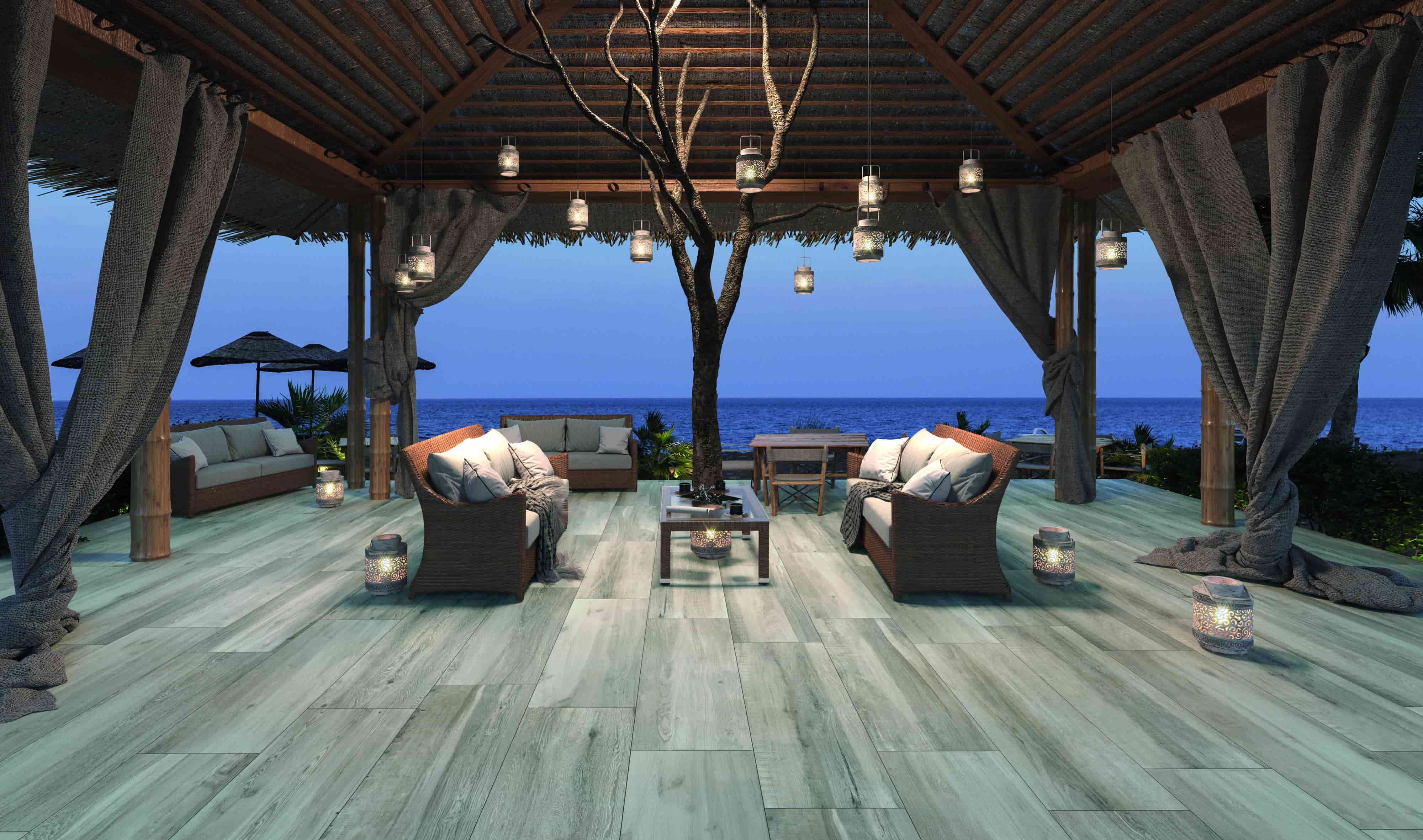 Outdoor-Fliese Castelvetro AEQUA cirrus 60x60