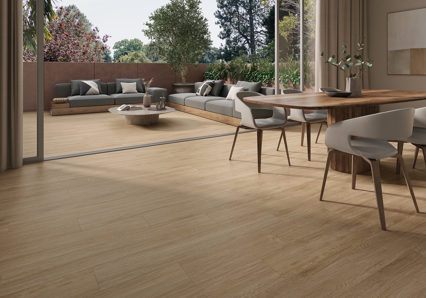 Bodenfliese BellaVita TIKAL siena 23x120