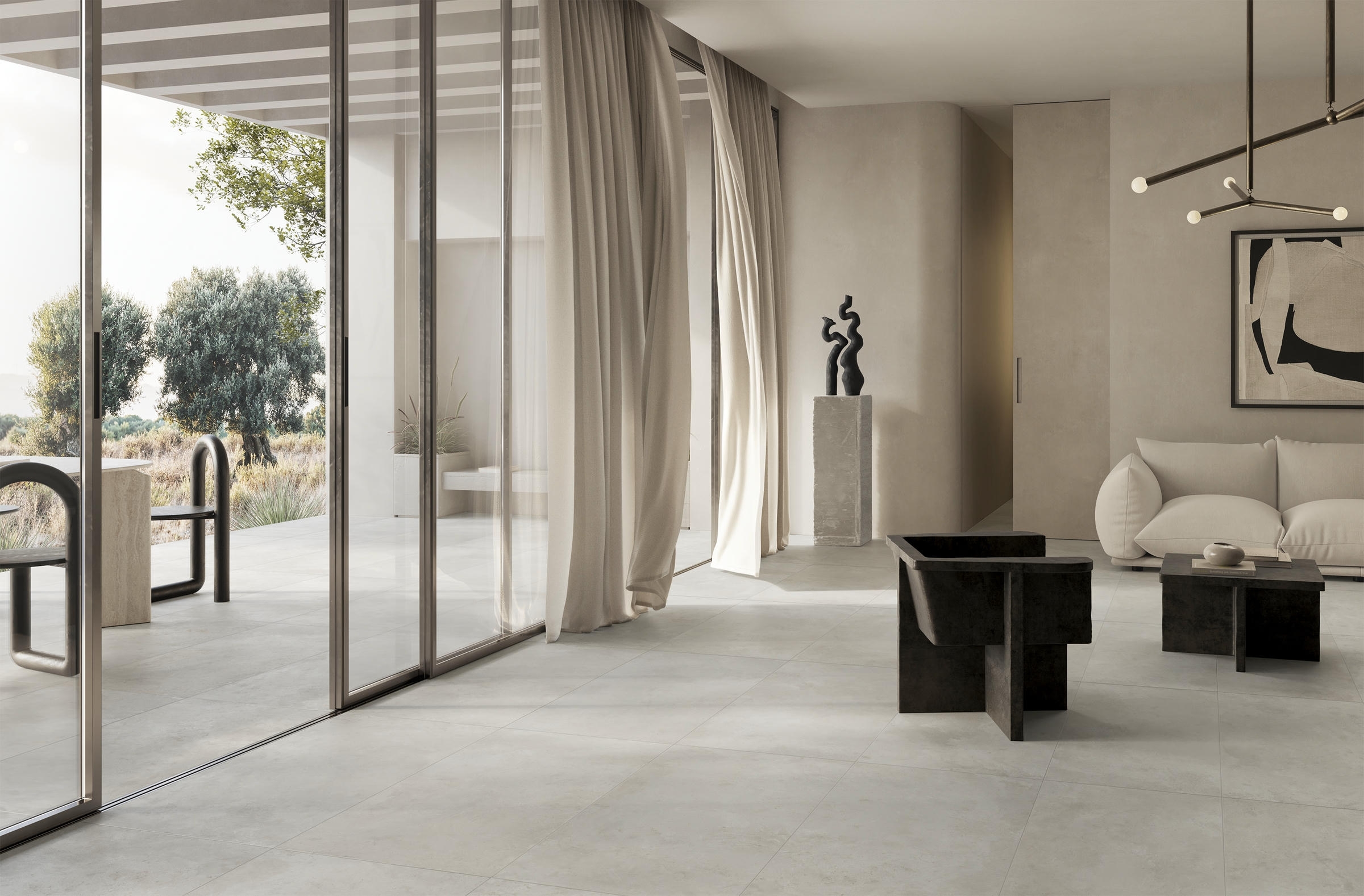 Bodenfliese Sintesi FRAMEWORK CONCRETE grey 60x120