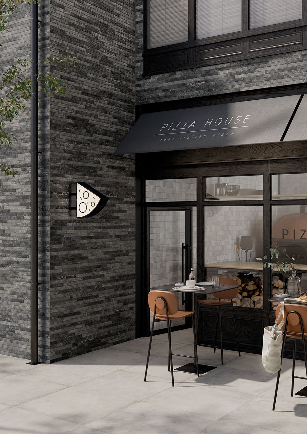 Bodenfliese La Fabbrica KIST charcoal 5x45