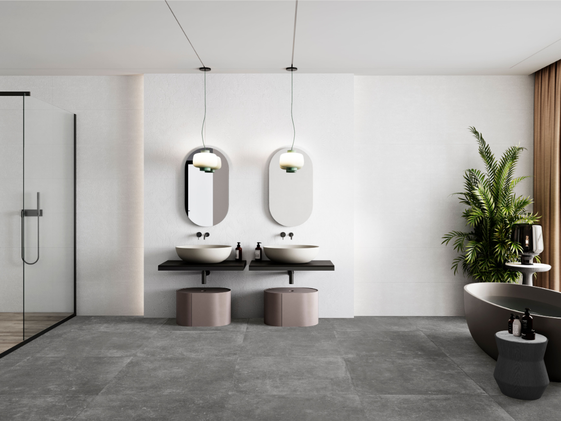 Wandfliese BellaVita ABSOLUTE blanco 40x120