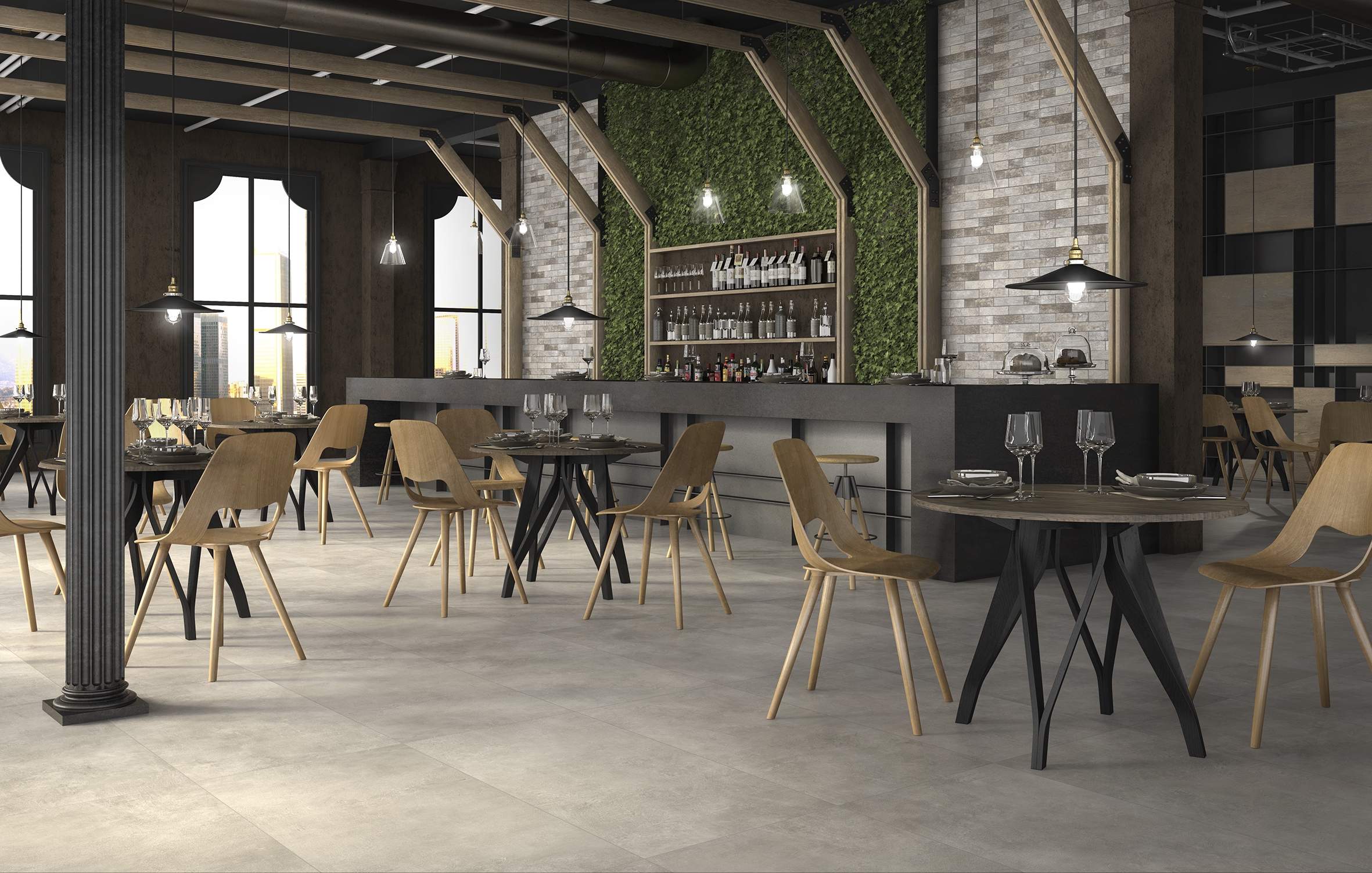 Bodenfliese Polis STILE URBANO Cemento 30x60