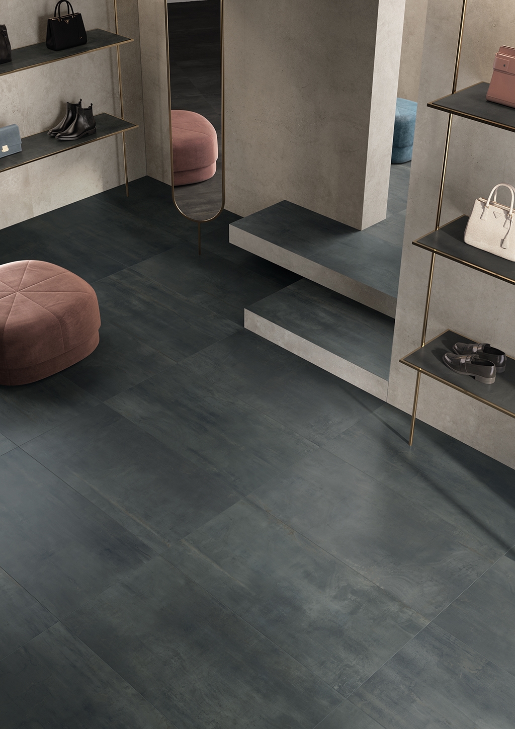 Bodenfliese Flaviker REBEL night 80x80