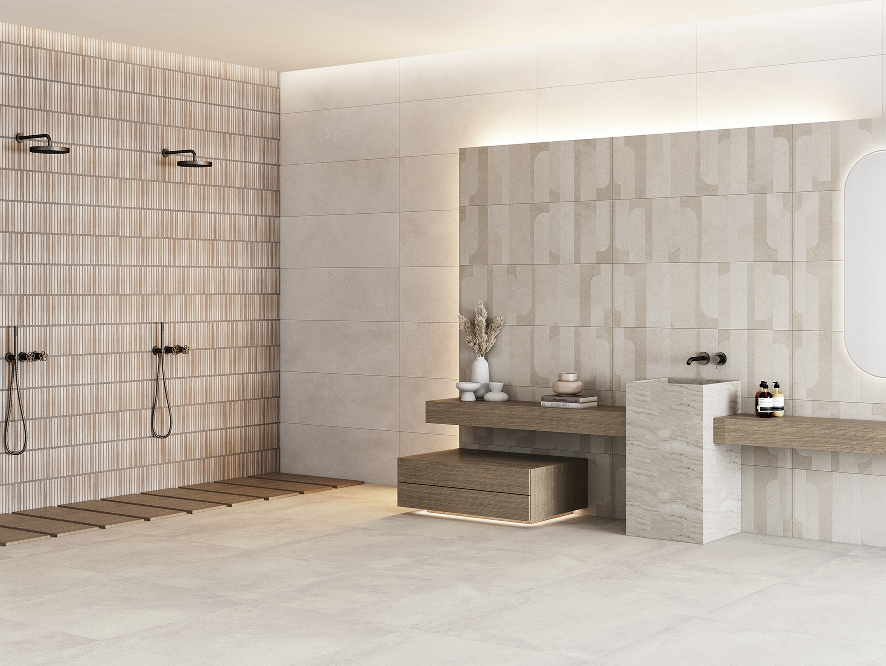 Wandfliese BellaVita MATERIA beige 40x120