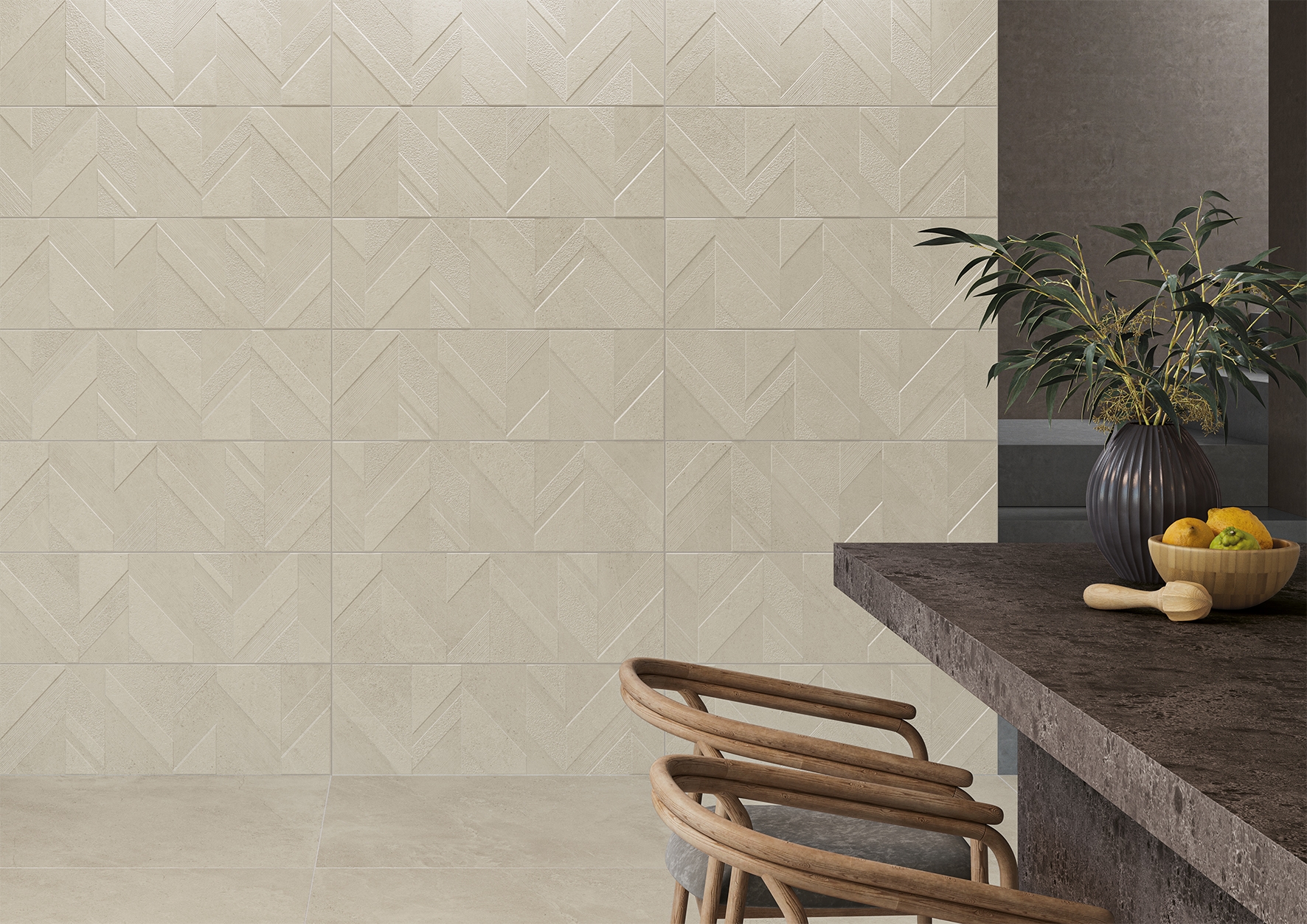 Wandfliese BellaVita LUNE beige 30x90