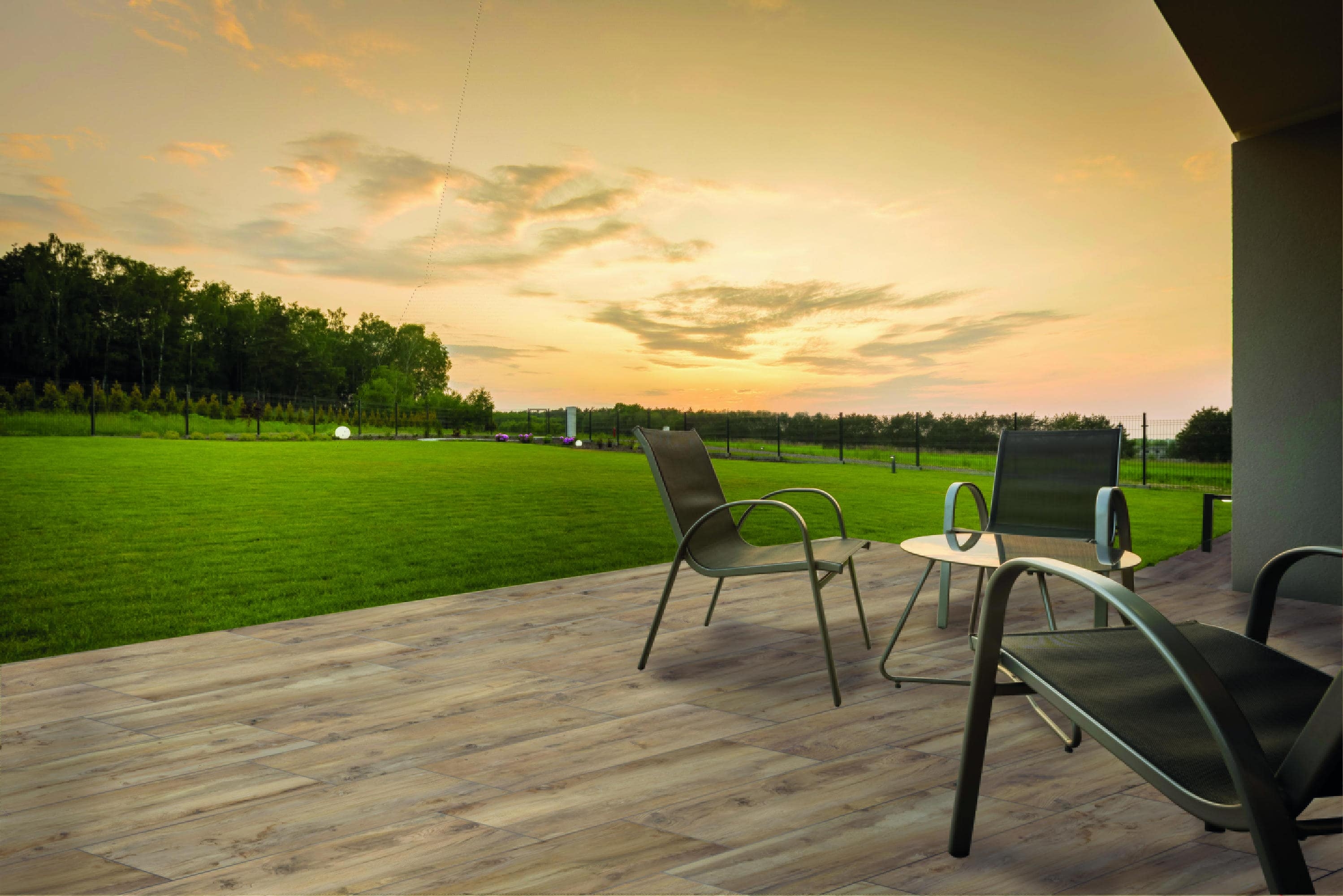 Outdoor-Fliese KERSANO NATURAL WOOD light 40x120