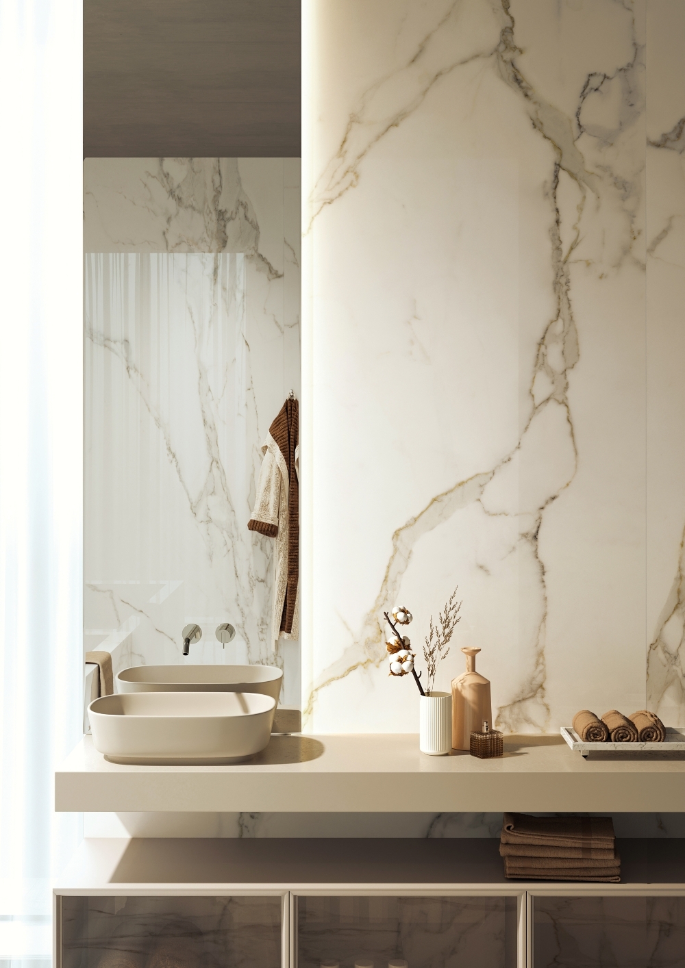 Wandfliese La Fabbrica CALACATTA ORO 120x280