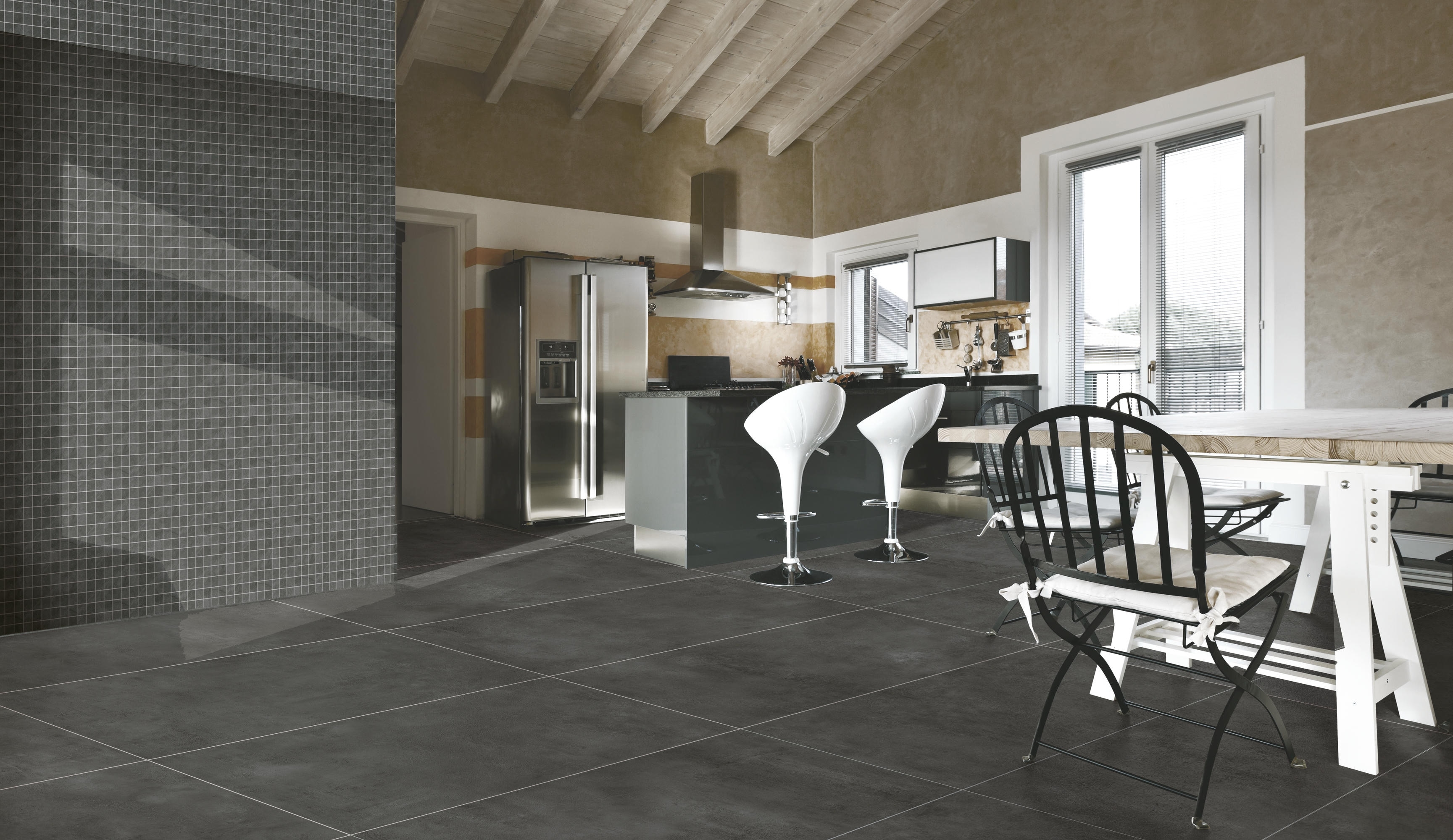 Mosaik KERSANO MONTANA antracite 30x30