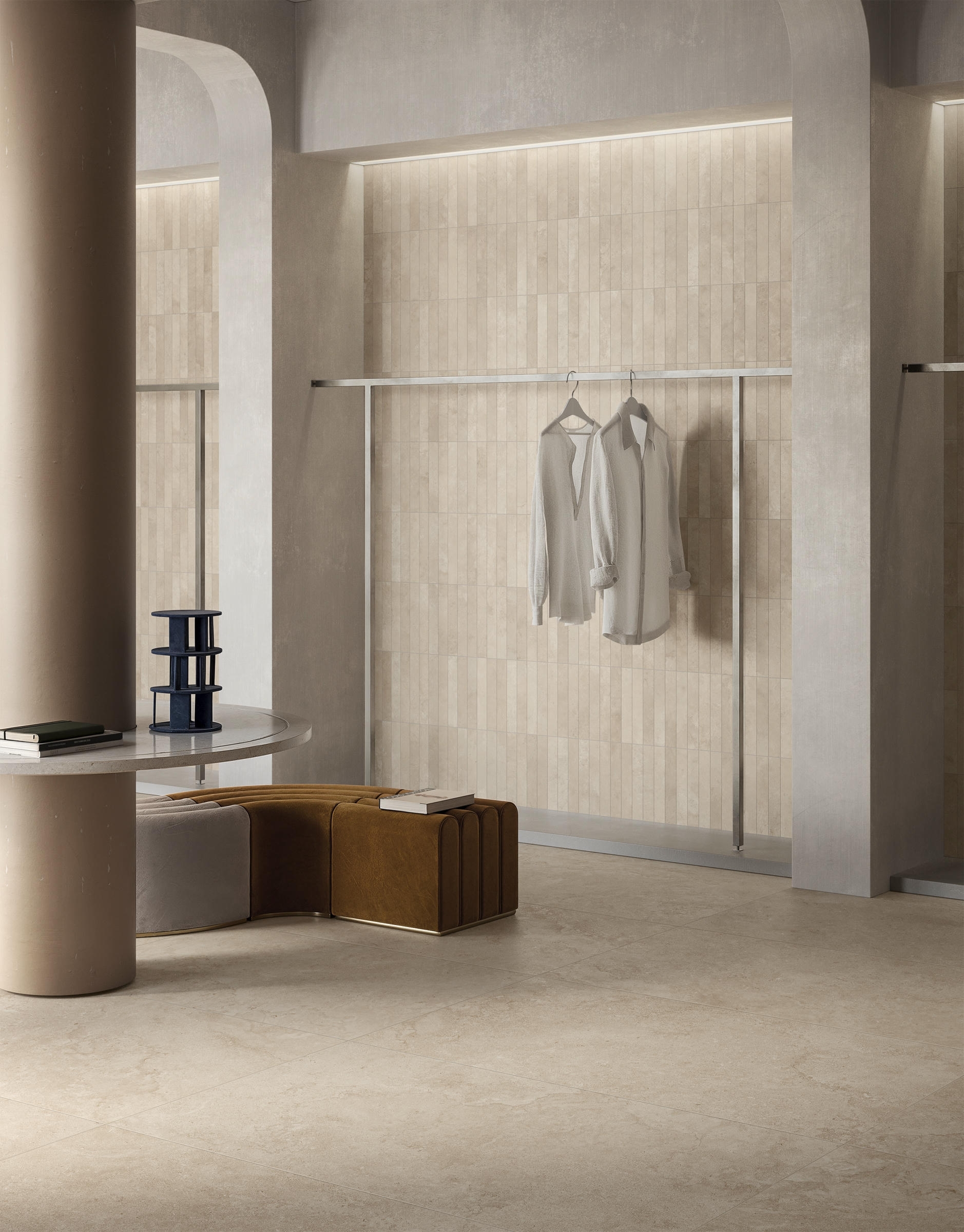 Outdoor-Fliese Sintesi FRAMEWORK STONE beige 60x120