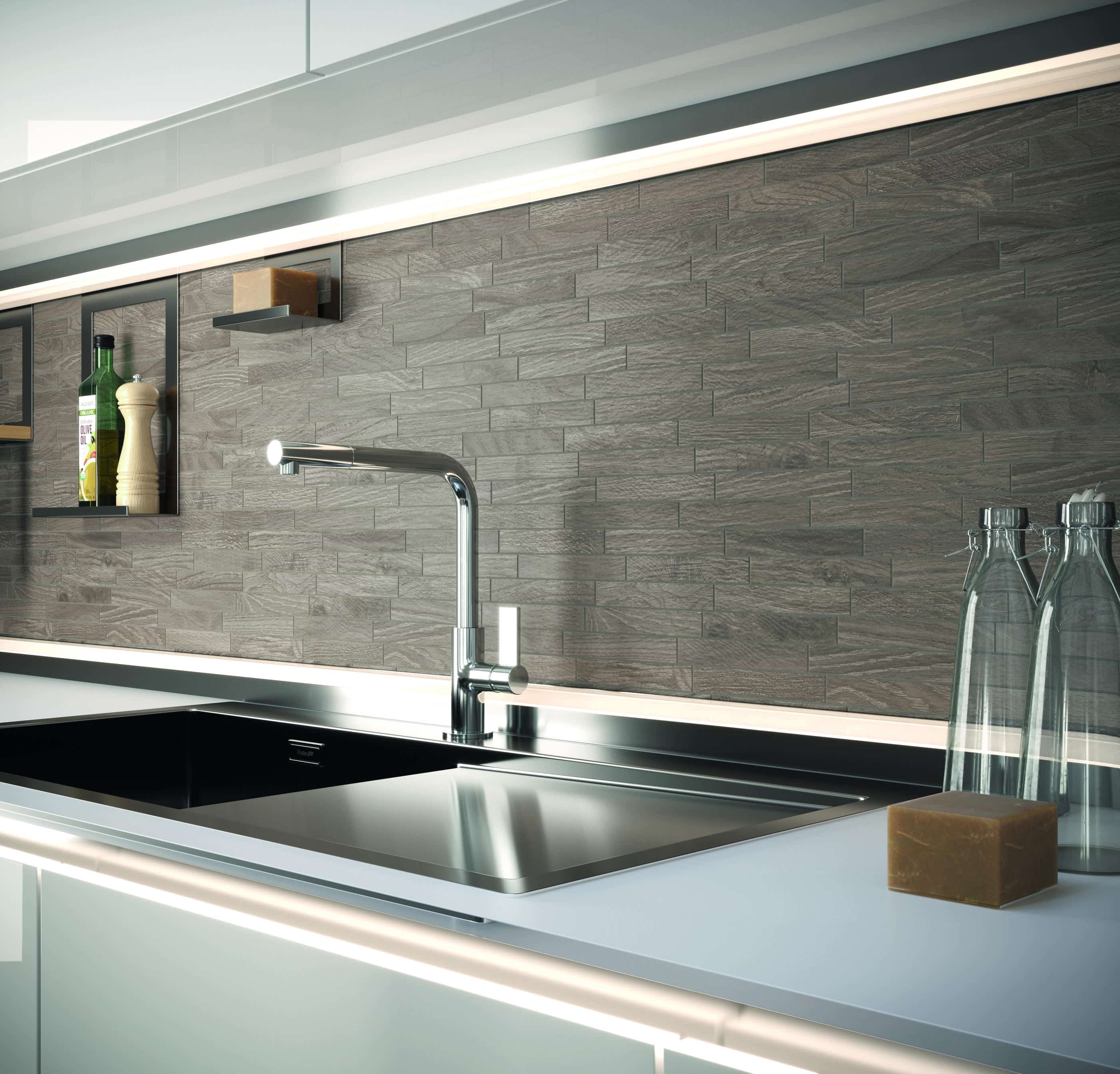 Bodenfliese Castelvetro RUSTIC taupe 20x120