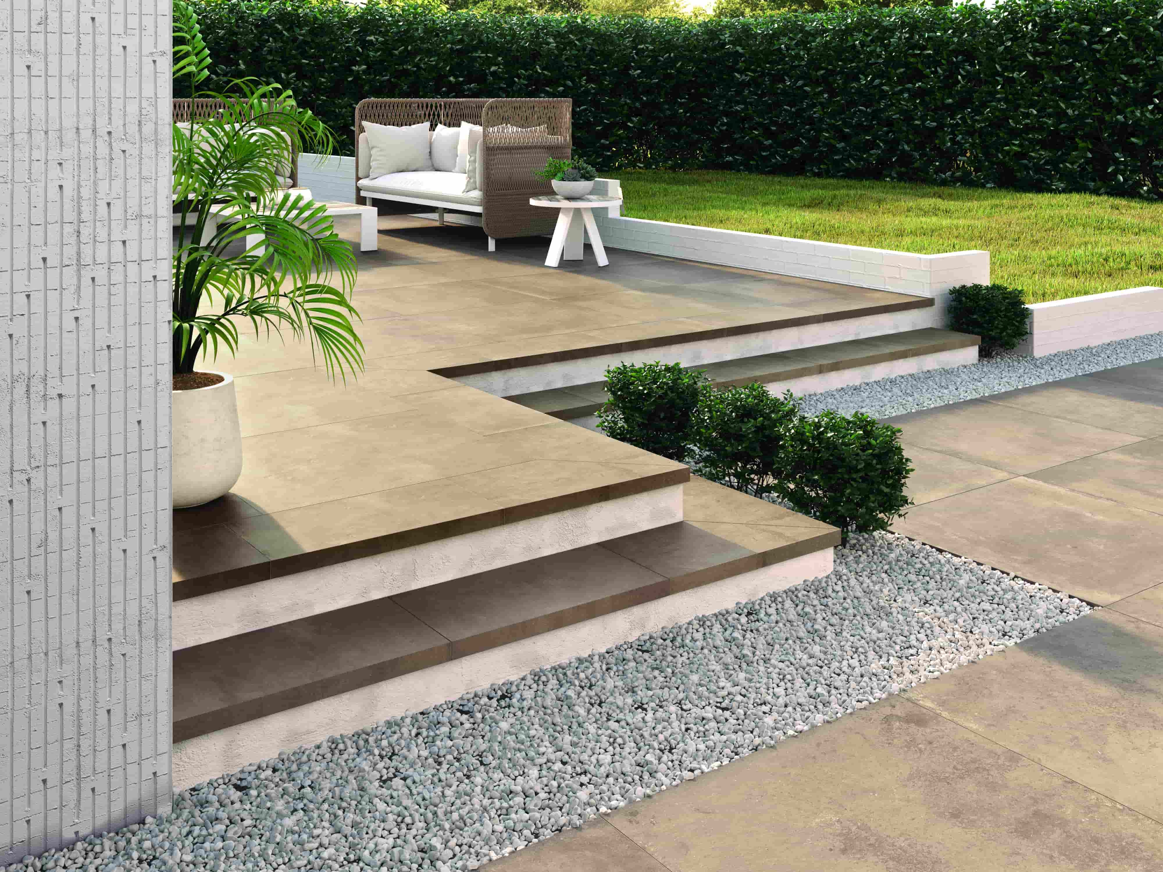 Outdoor-Fliese Castelvetro FUSION Tortora 60x60
