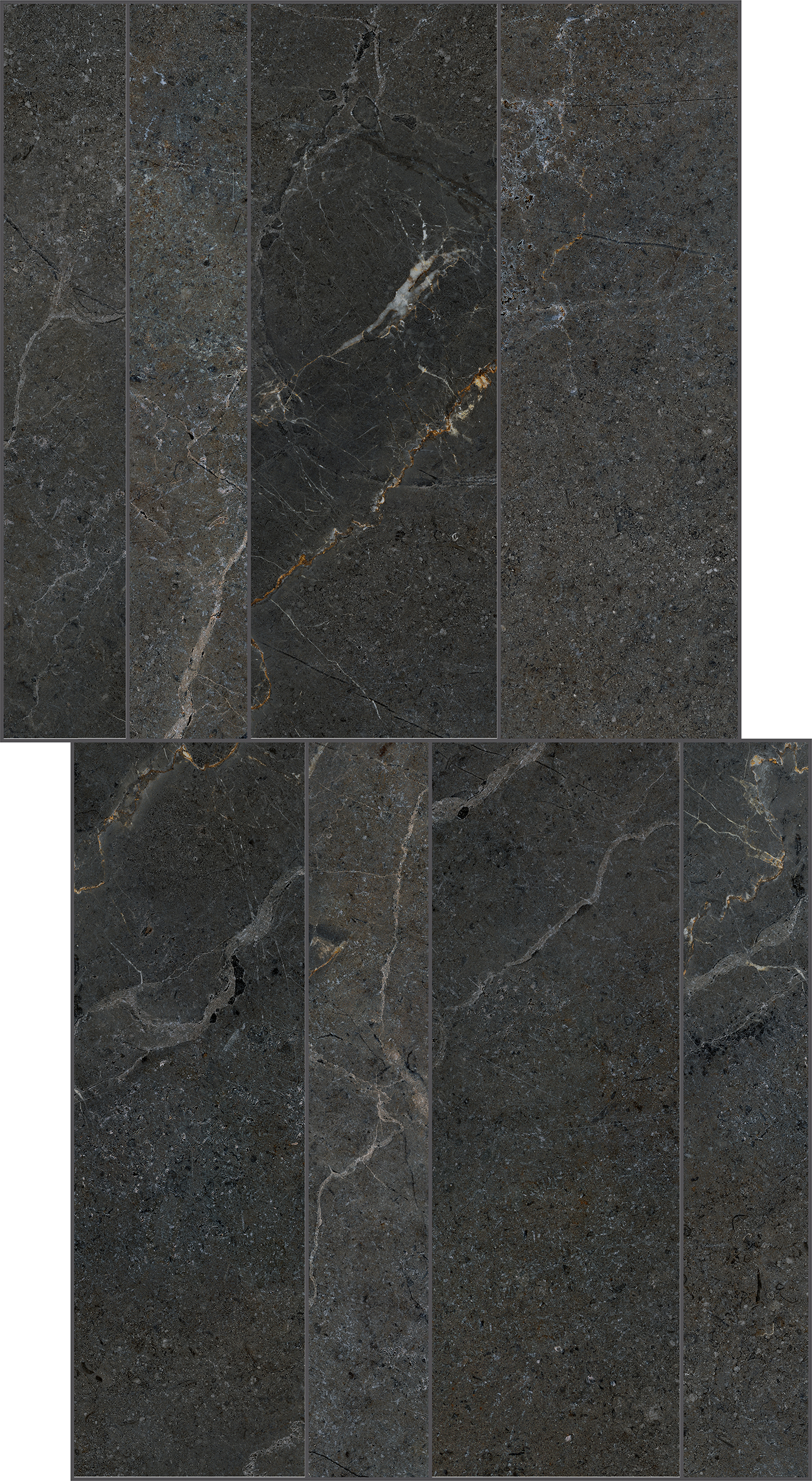Wandfliese La Fabbrica NOBLE STONE Muretto dark 30x60