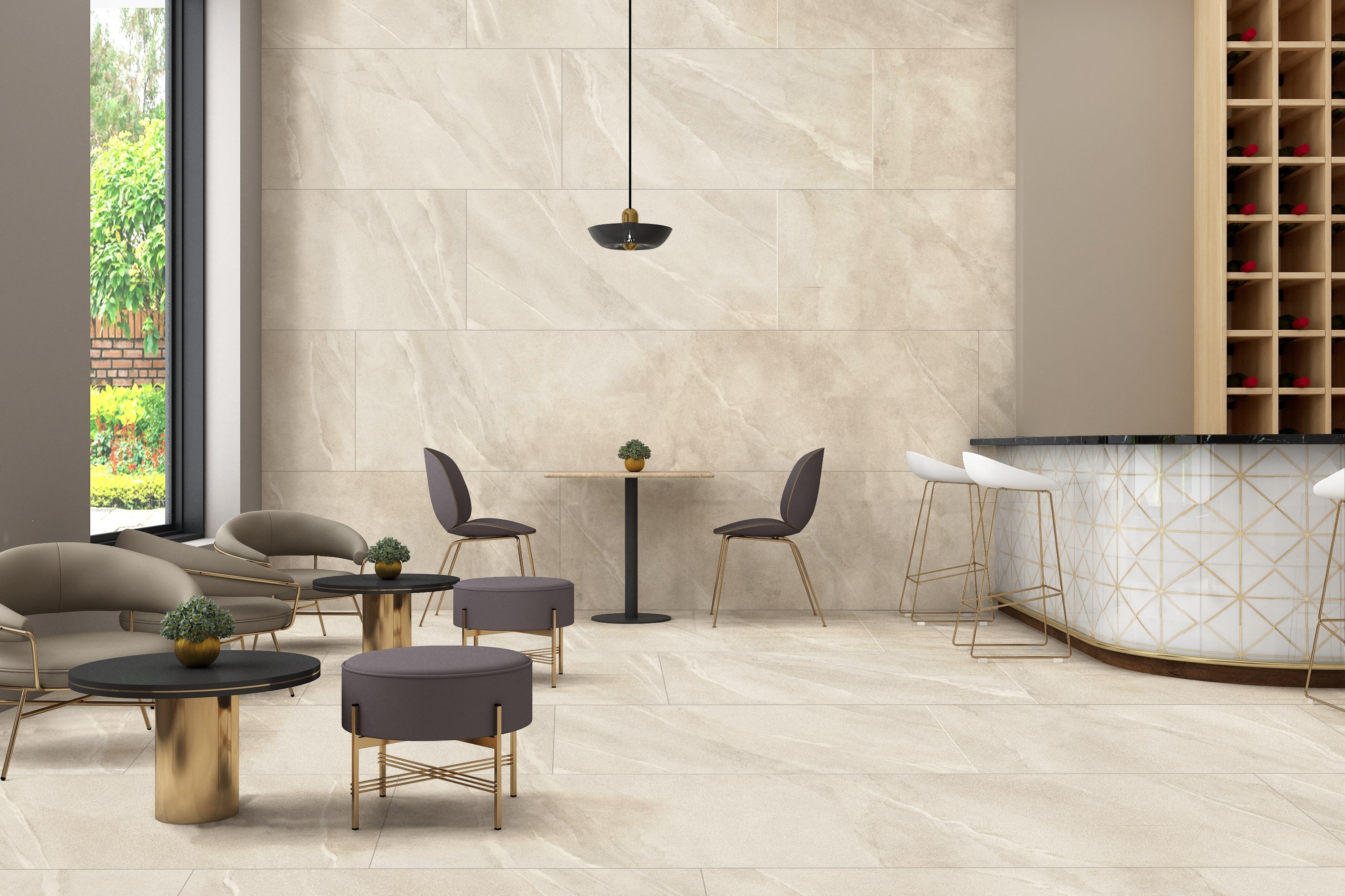 Bodenfliese Kersano ATMOS beige 60x60