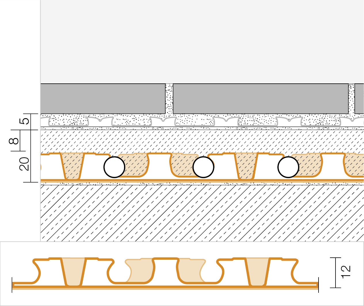 BEKOTEC-EN 12 FK Estrichplatte + Träger