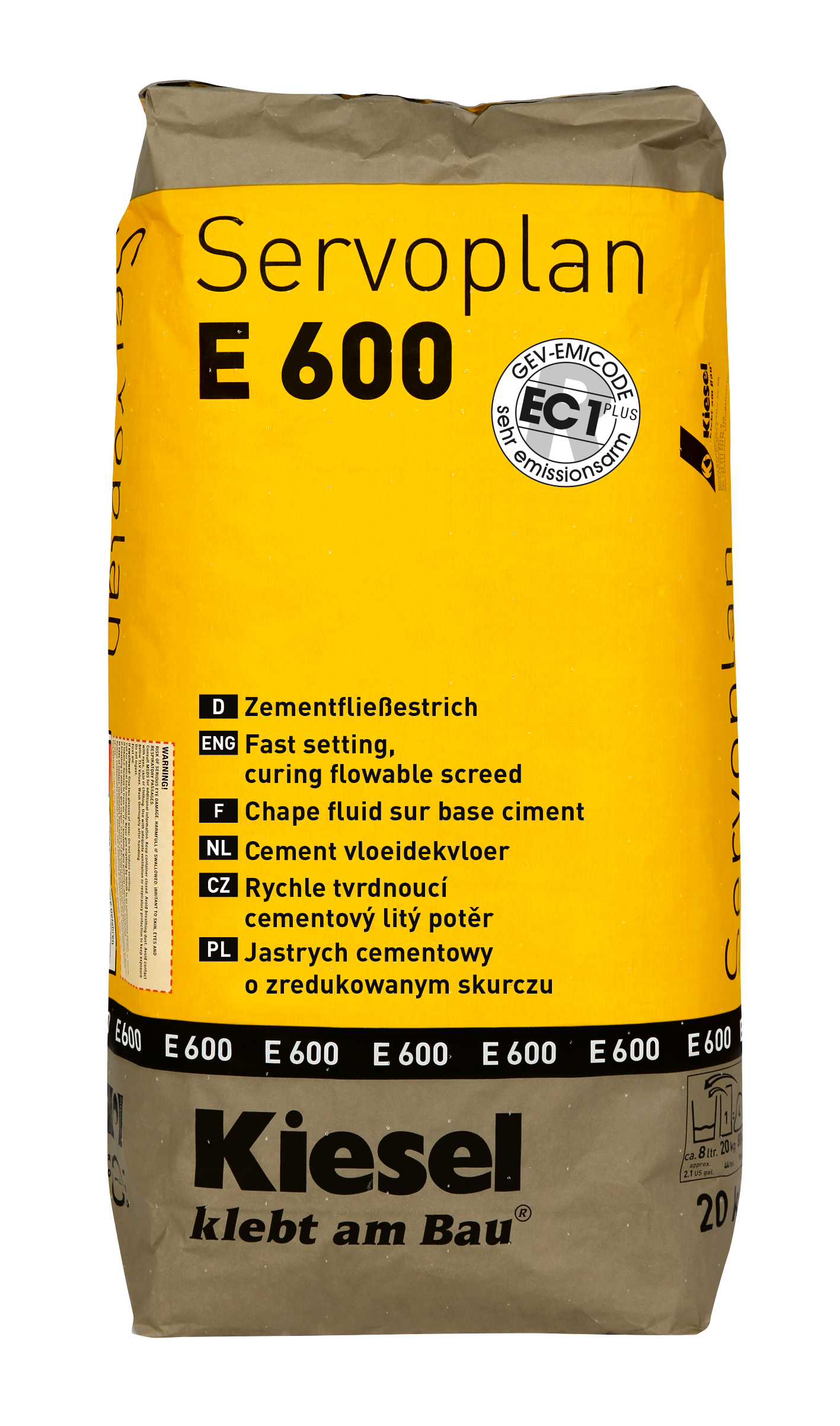 SERVOPLAN E 600 FLIEßESTRICH 20 KG SACK