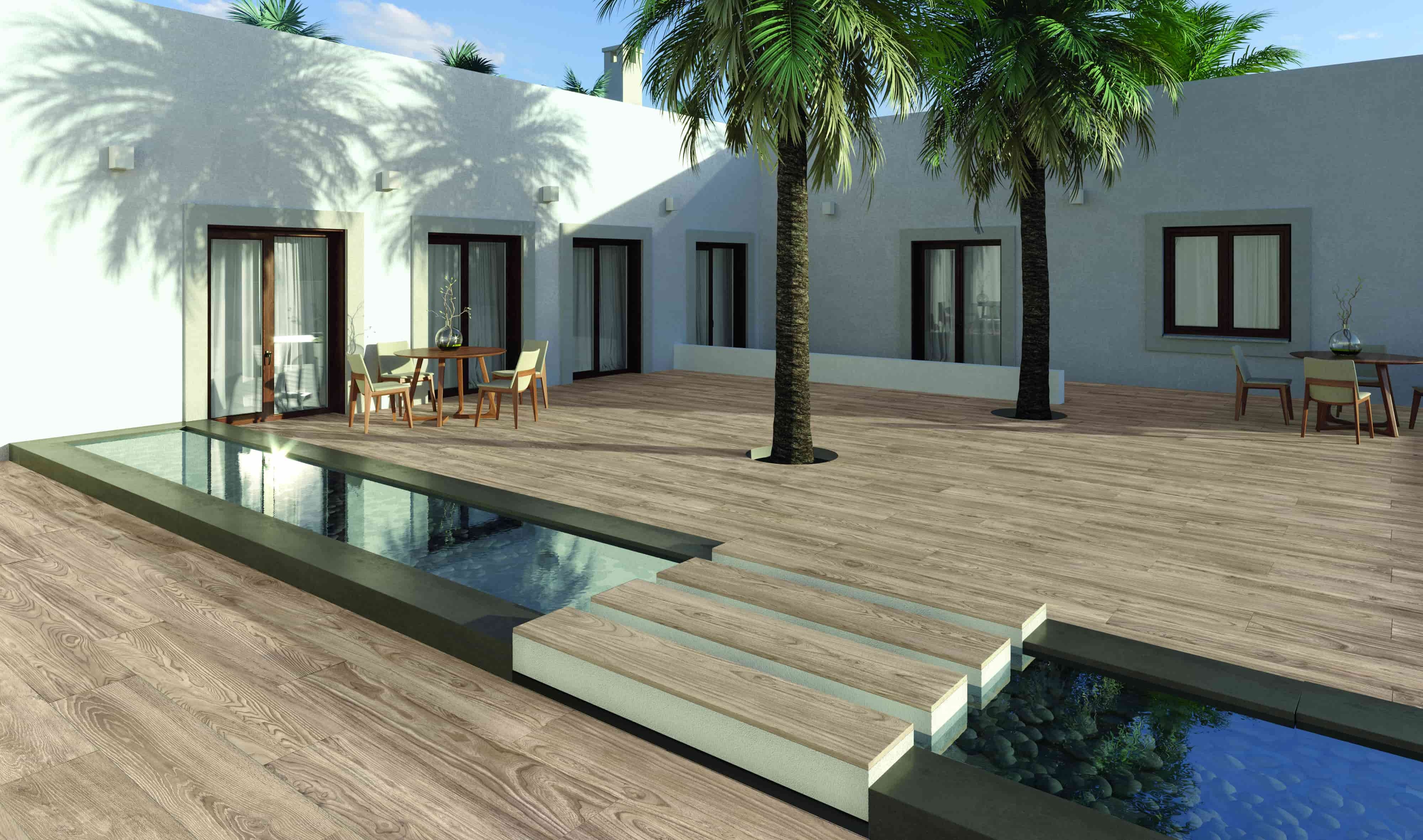 Outdoor-Fliese Castelvetro RUSTIC sand 40x120