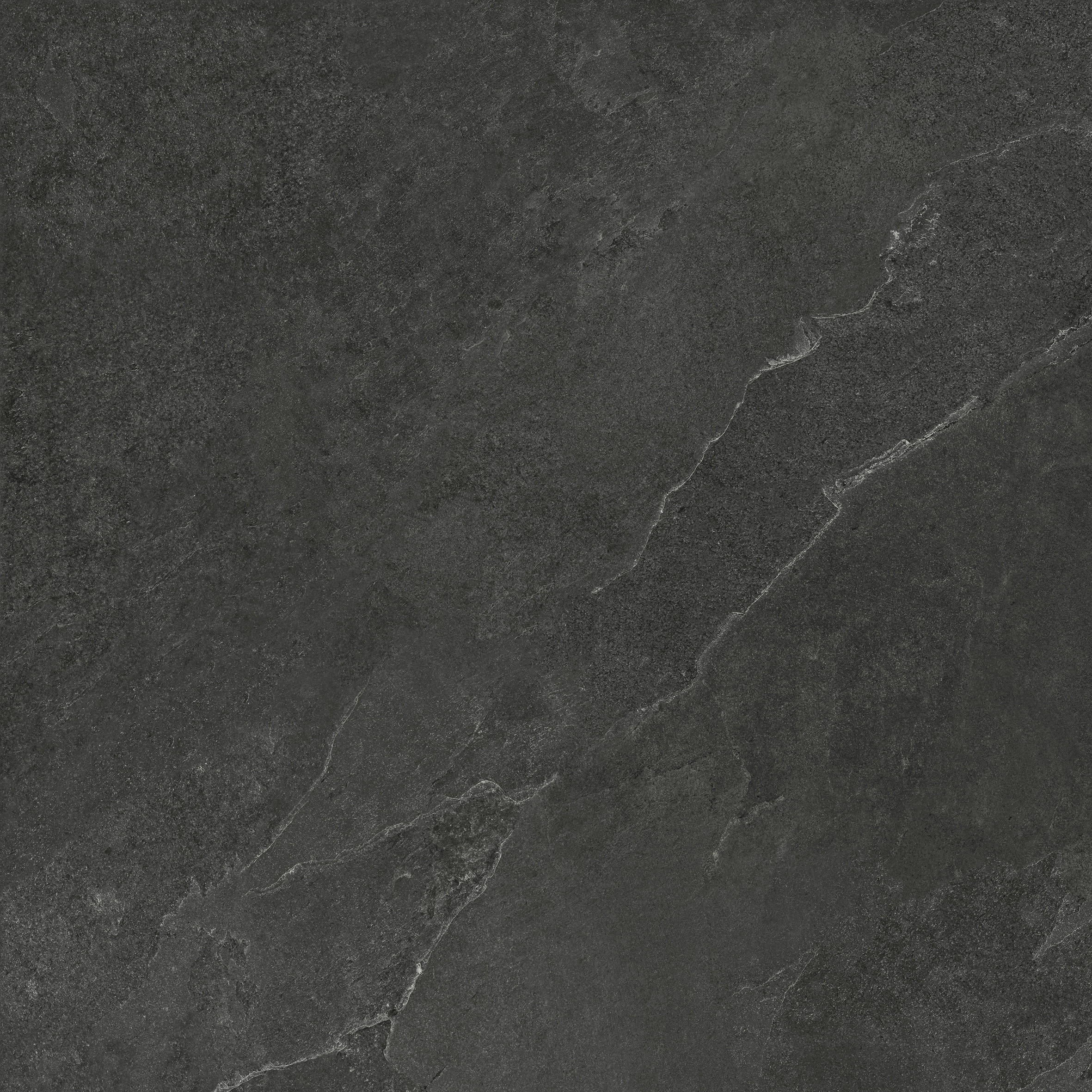 Bodenfliese Sintesi J.U.S.T. black slate 80x80