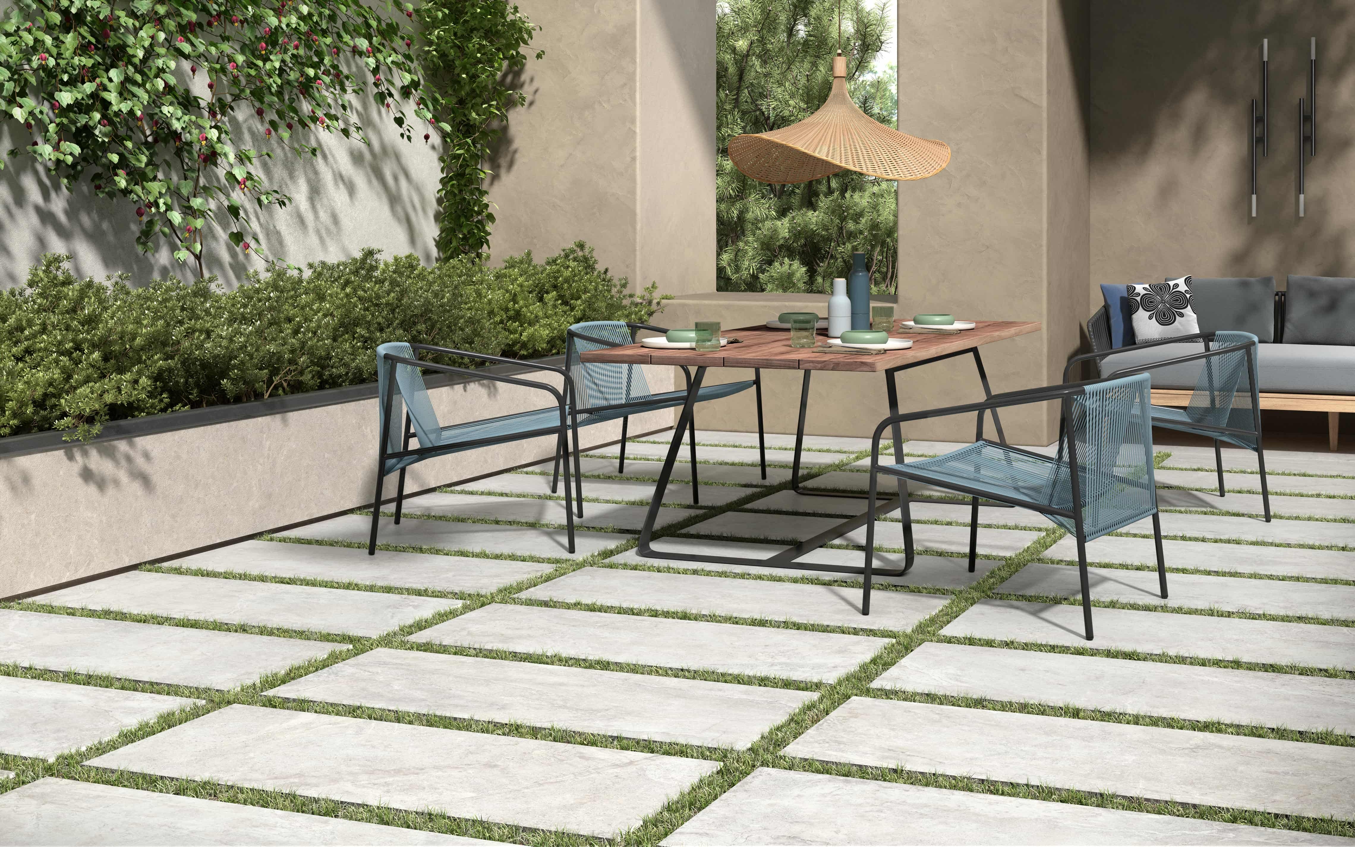 Outdoor-Fliese Castelvetro EVOLUTION white 100x100