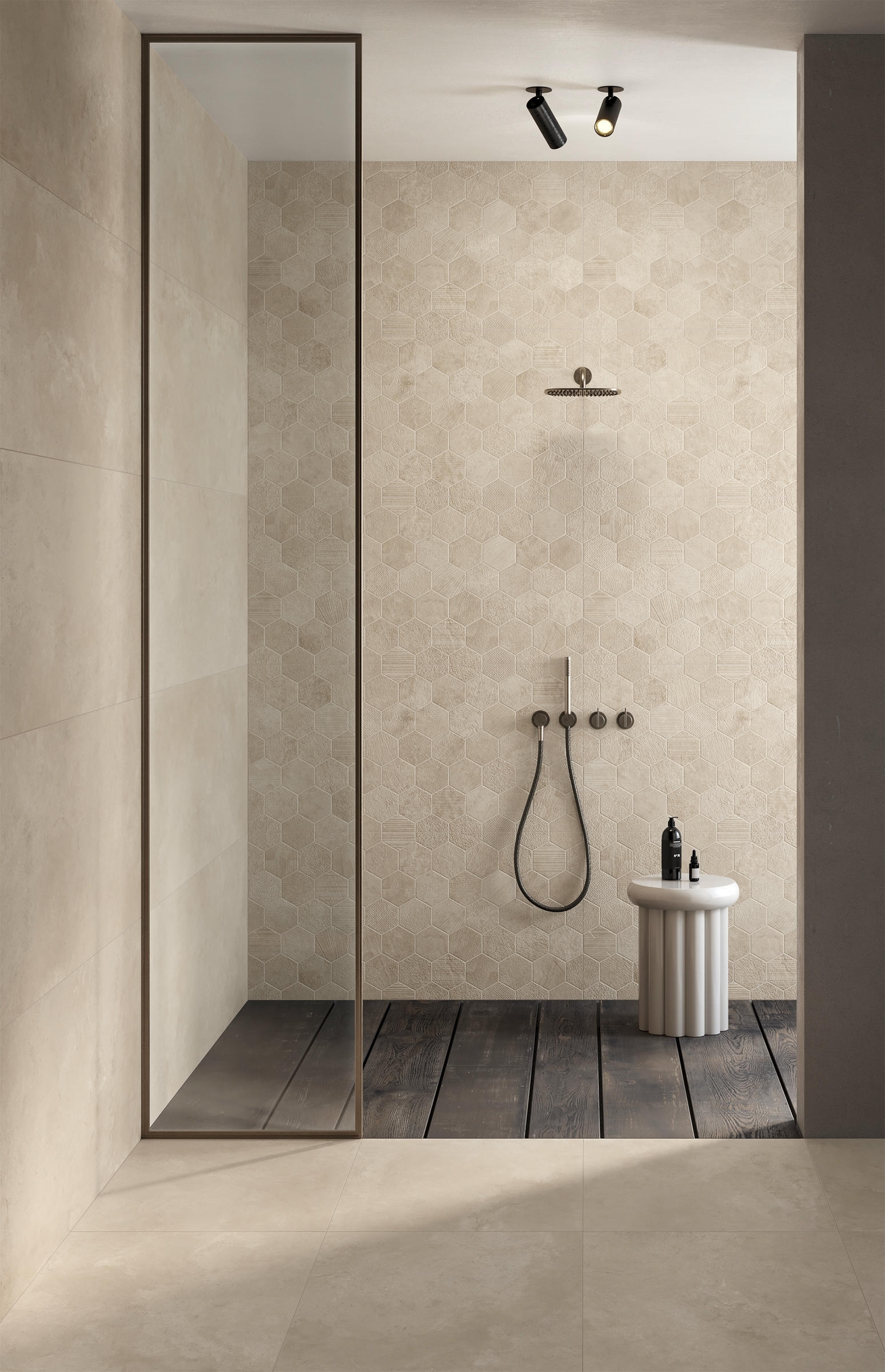 Bodenfliese Sintesi FRAMEWORK CONCRETE beige 60x120