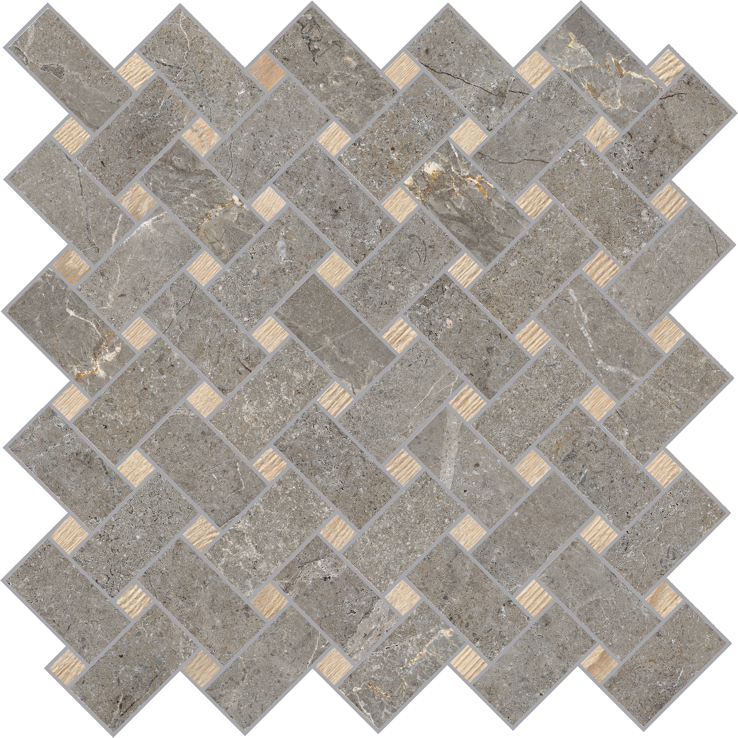 Wandfliese La Fabbrica NOBLE STONE Basket taupe 30x30