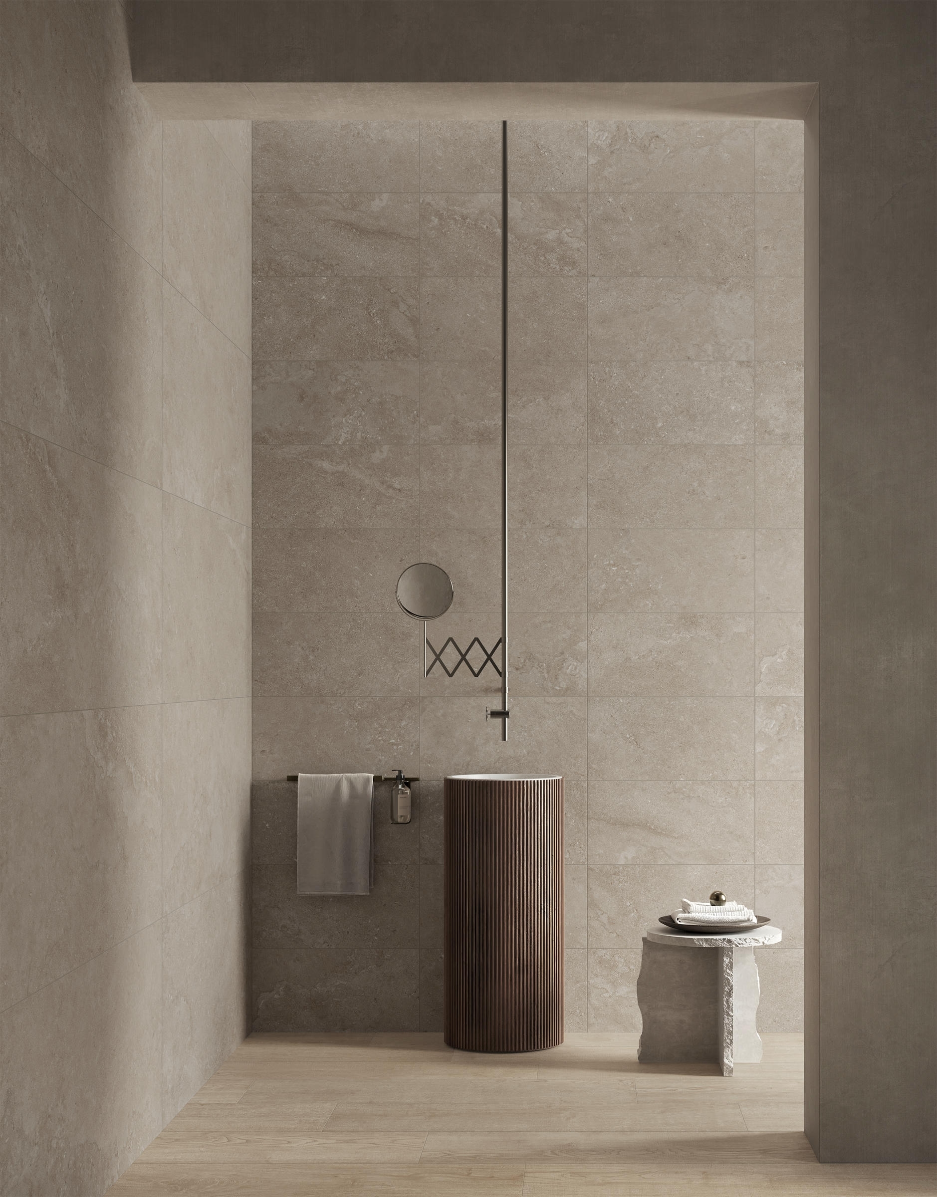 Bodenfliese Sintesi FRAMEWORK STONE taupe 30x60