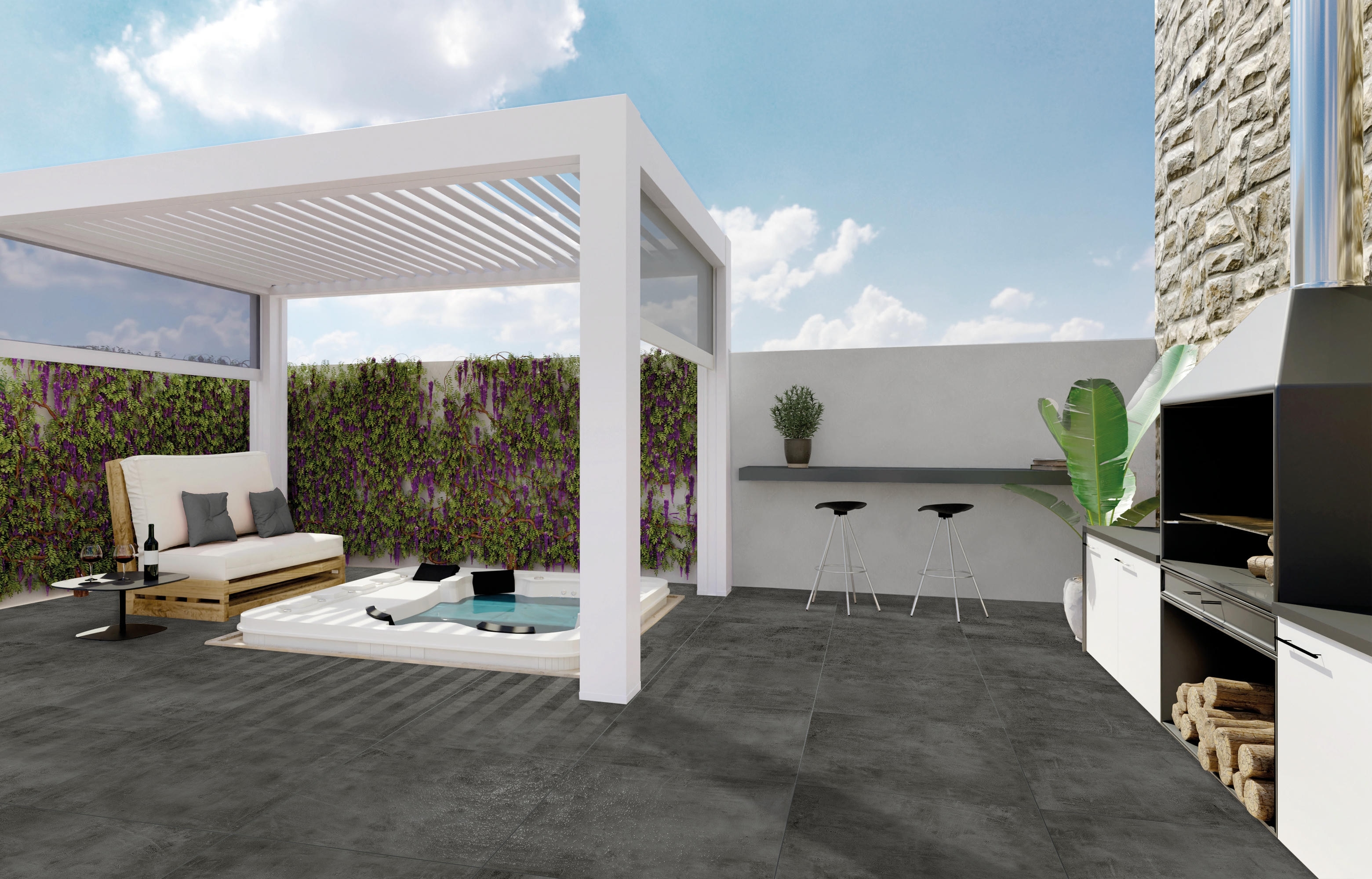 Bodenfliese KERSANO MONTANA antracite 60x60