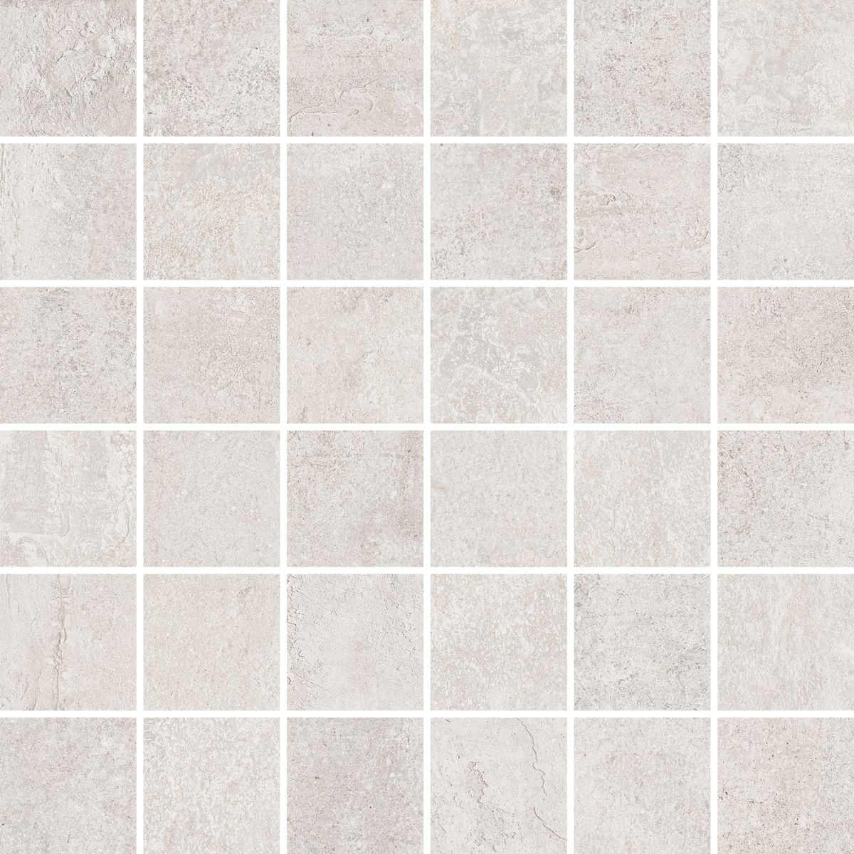 Mosaik Castelvetro INDUSTRIAL bianco 30x30