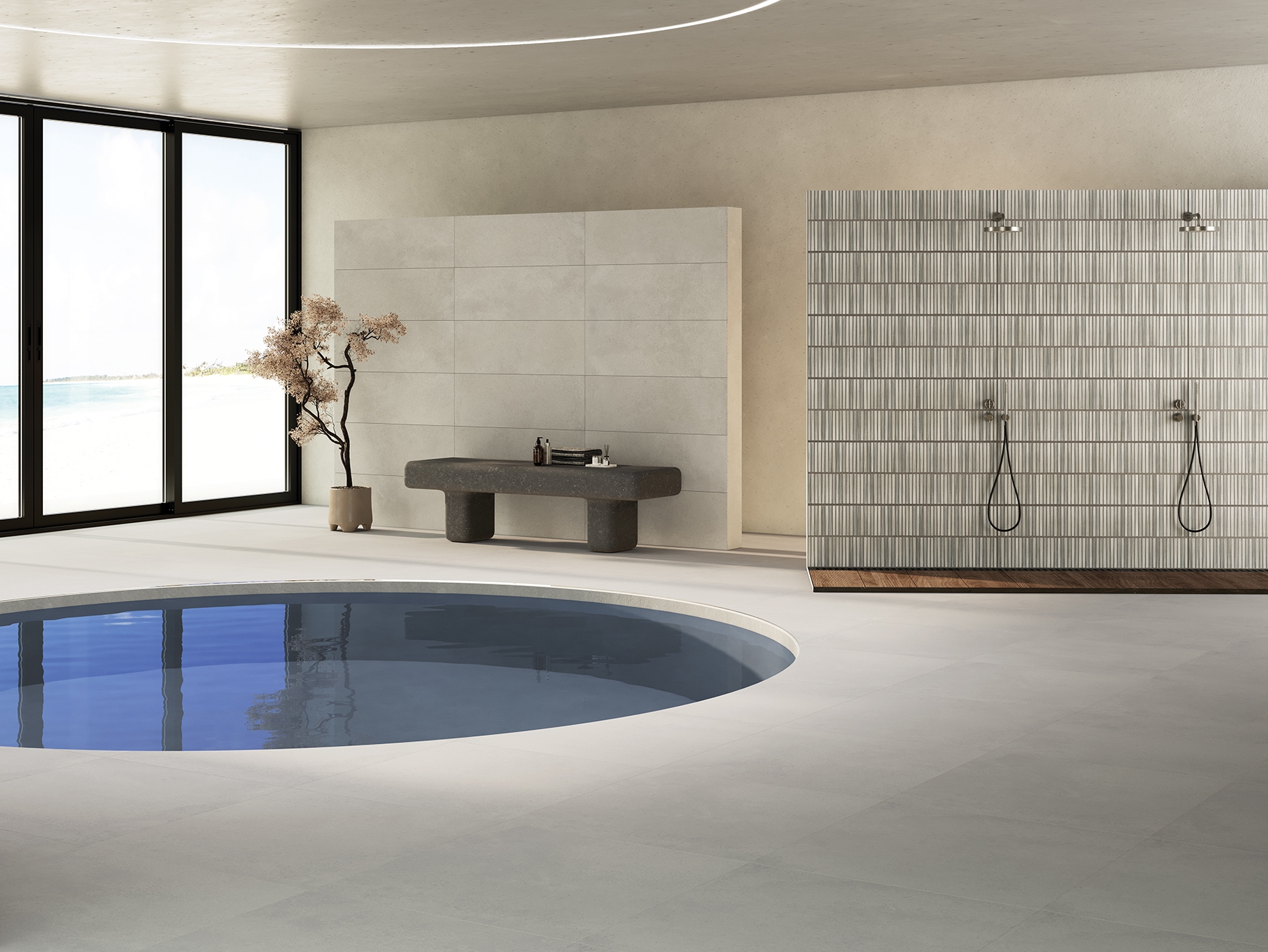 Wandfliese BellaVita MATERIA blanco 40x120