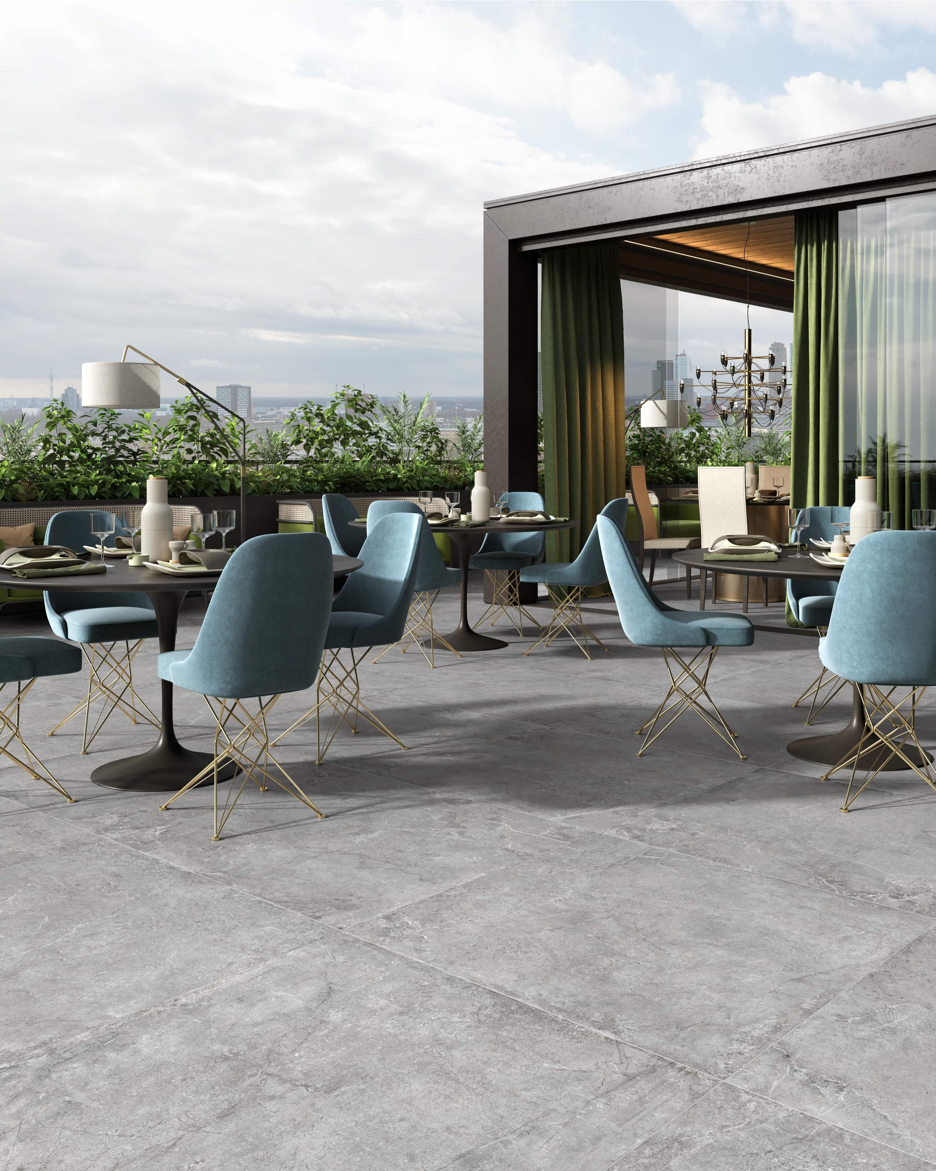 Outdoor-Fliese Castelvetro EVOLUTION grey 60x90