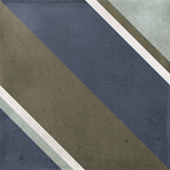 Wandfliese La Fabbrica SMALL Diagonal navy 10x10