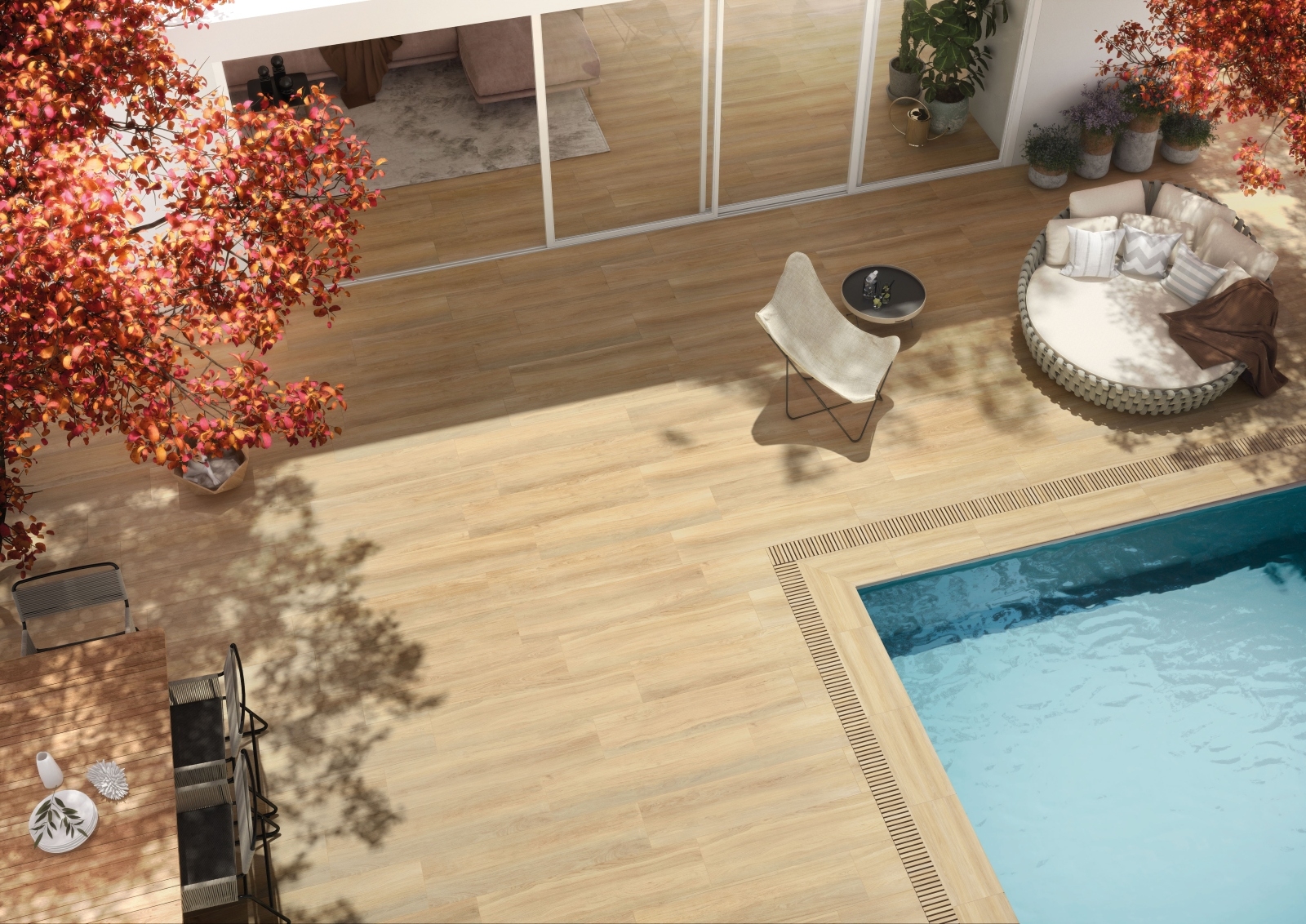 Bodenfliese Polis SPEZIE Curcuma 30x120