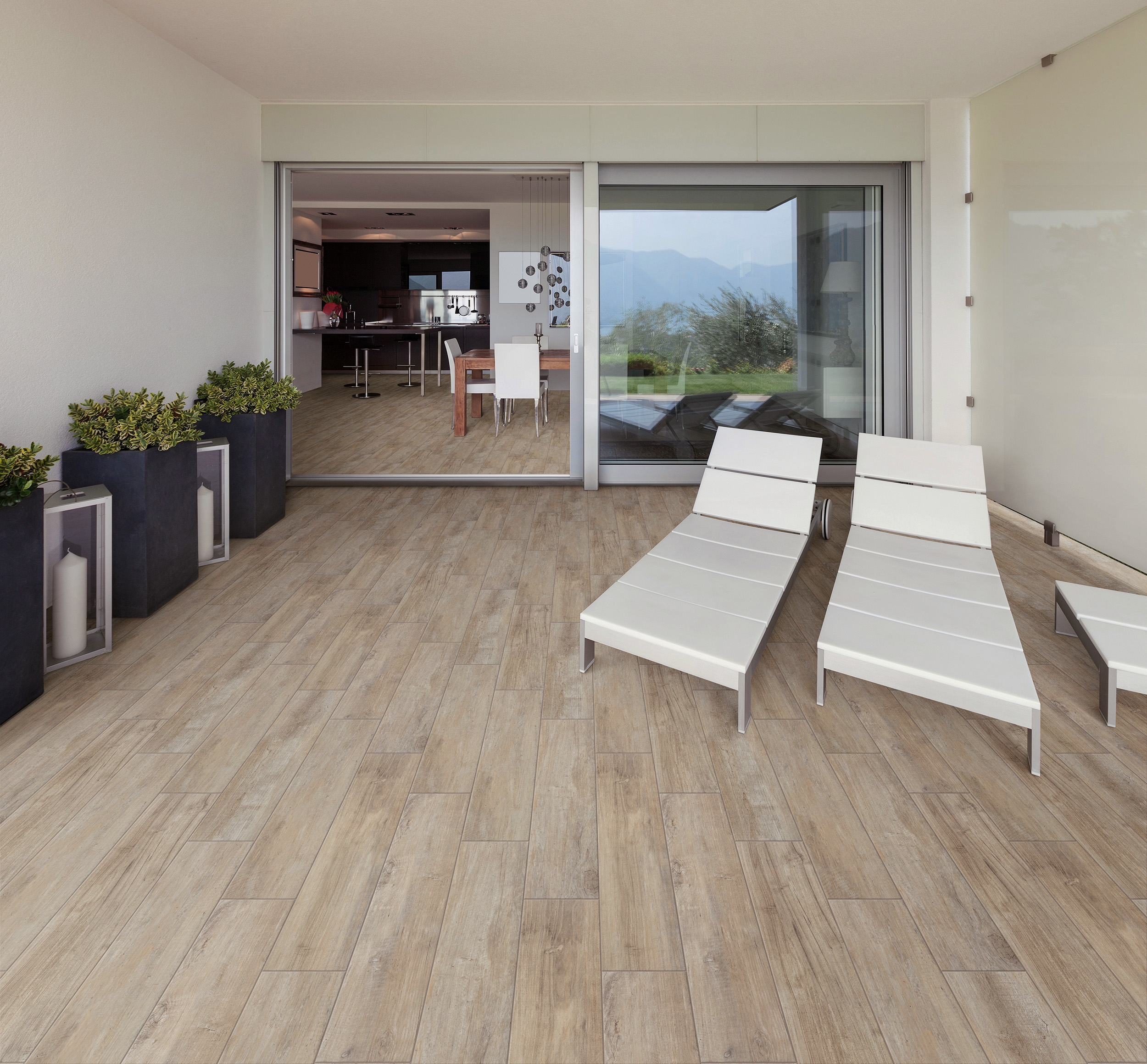 Bodenfliese Sintesi TIMBER tortora 20x80