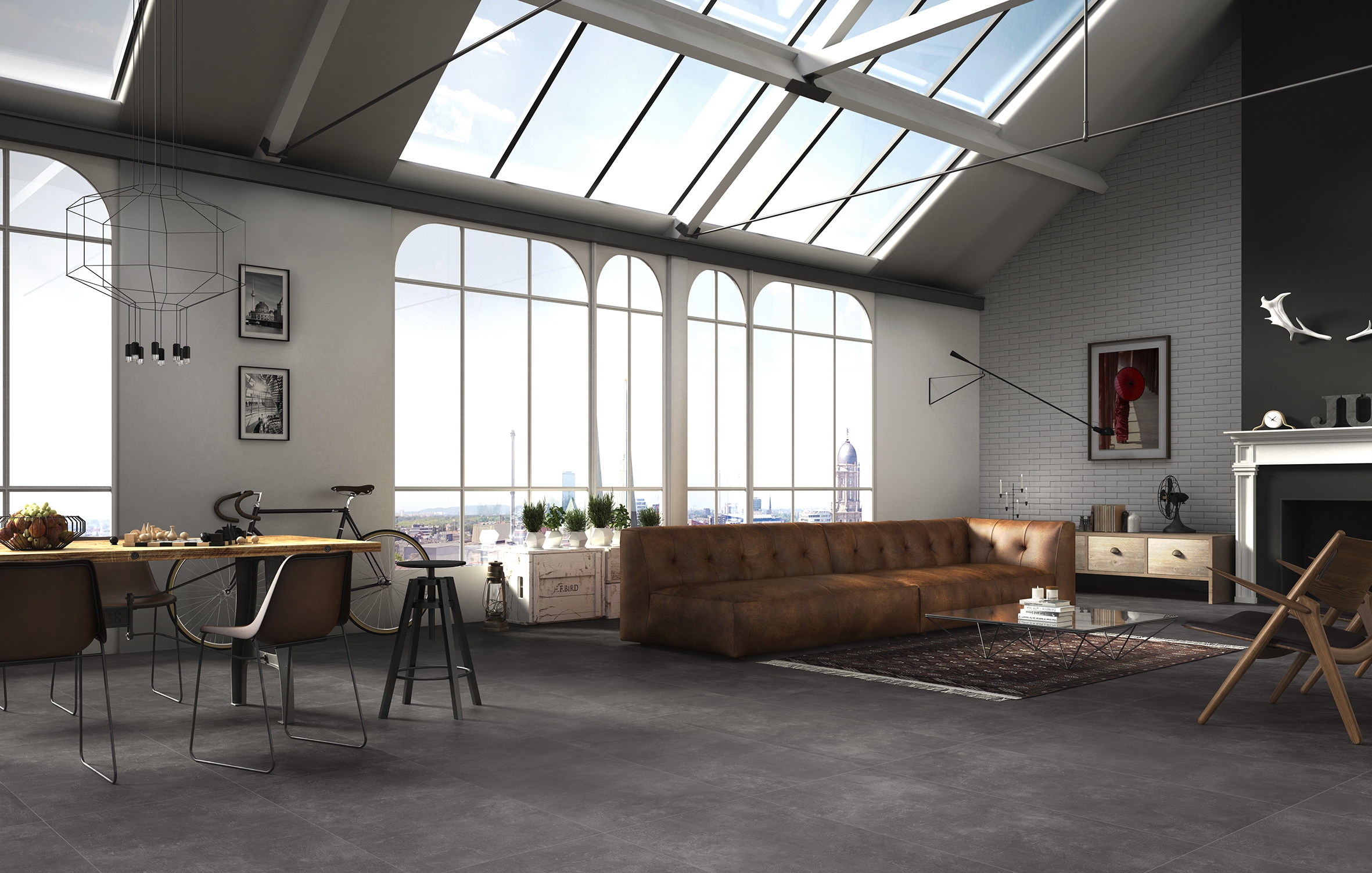 Bodenfliese Polis STILE URBANO Ferro 60x60