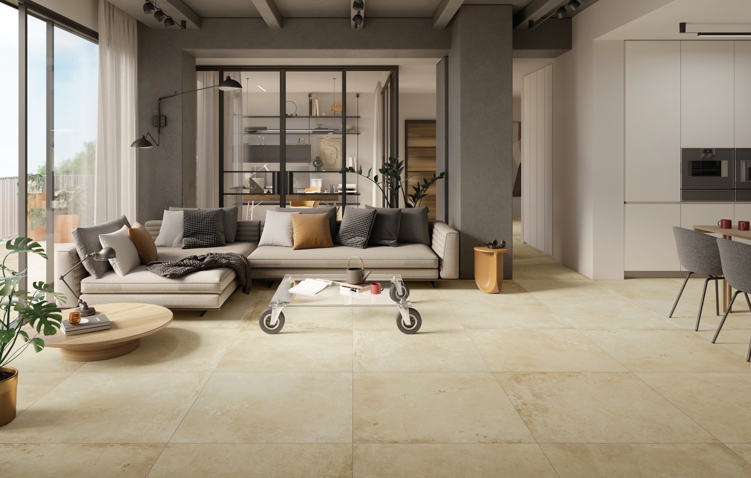 Bodenfliese Polis BE ROCK Blues 60x120